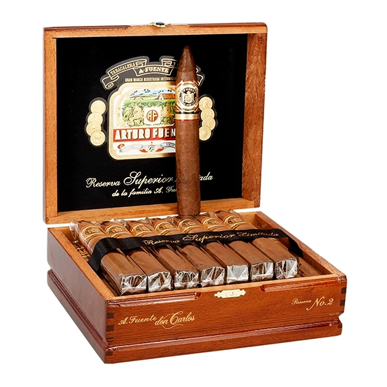 Arturo Fuente Don Carlos No.2 Cigar - Box of 25 - SHAVE & COASTER