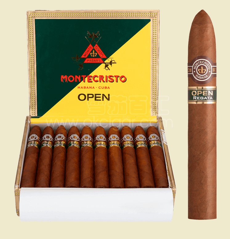 蒙特克里斯托 开放系列 帆船 20支木盒装 Montecristo Open Regata-最新产品-雪茄百汇