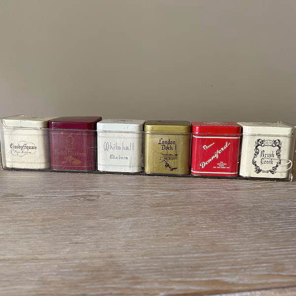 Pipe Tobacco Tins - Etsy