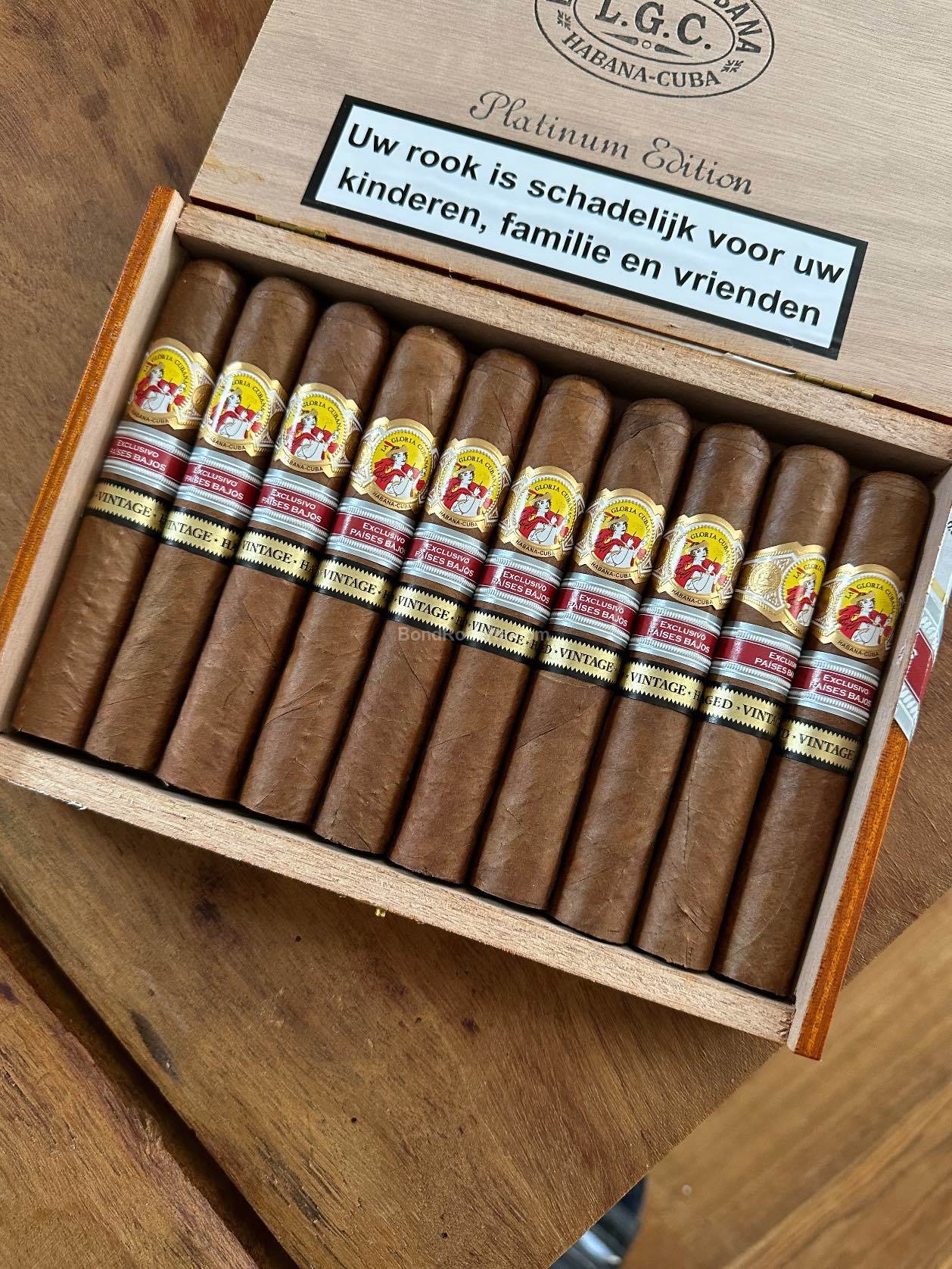La Gloria Cubana Platinum Edition Edición Regional Países Bajos 2016 ...