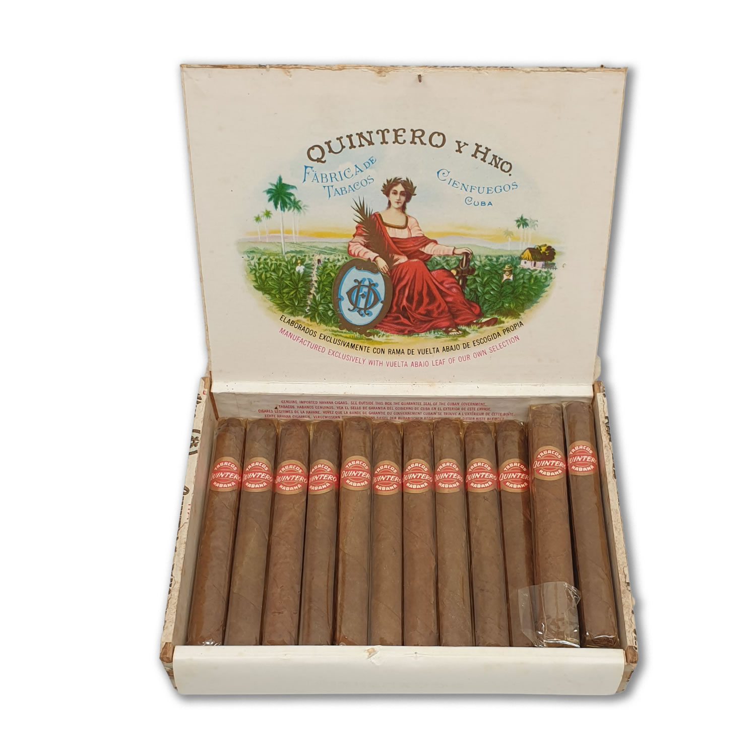 Lot 412 - Quintero Panetelas - Vintage Cigars - Uk Based Lots - Not ...