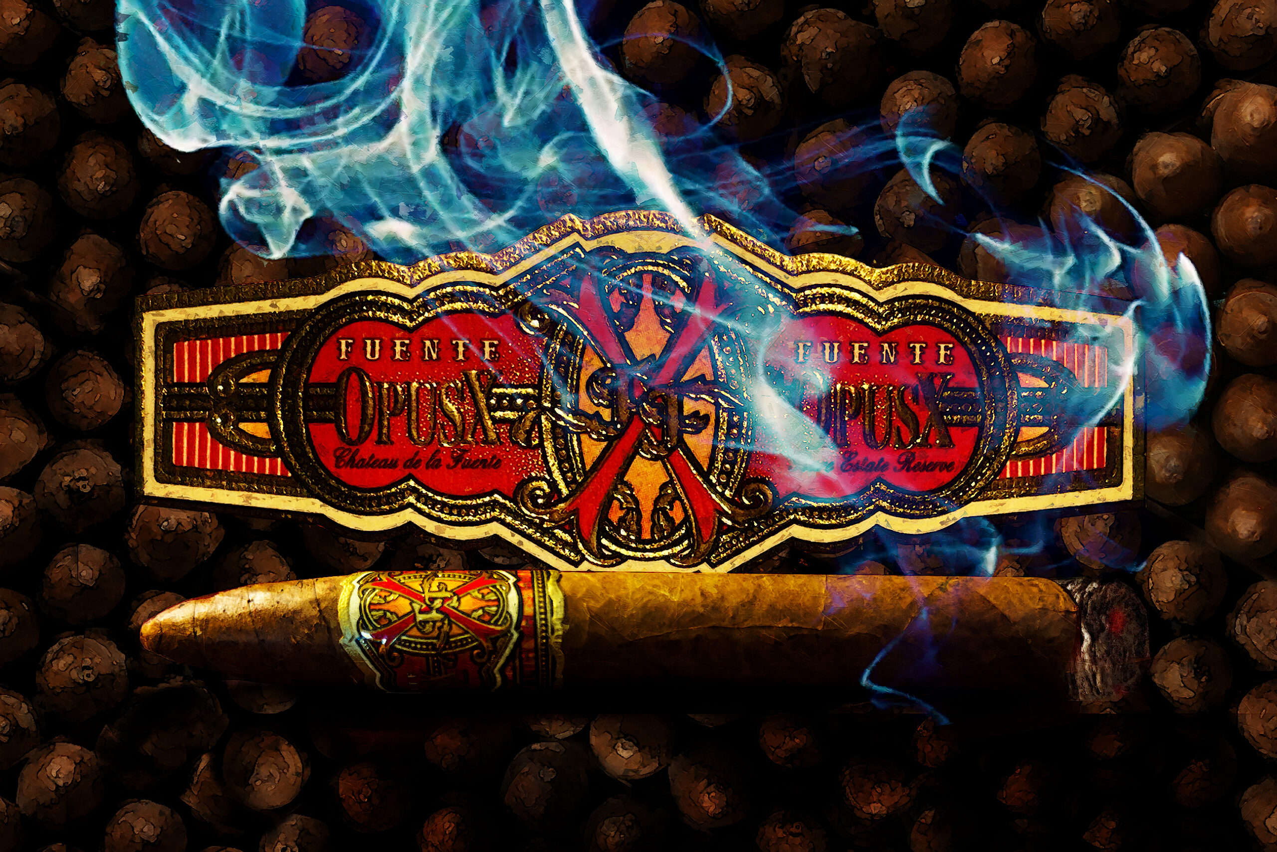 Fuente Opus X Cigar Abstract - Fine Art