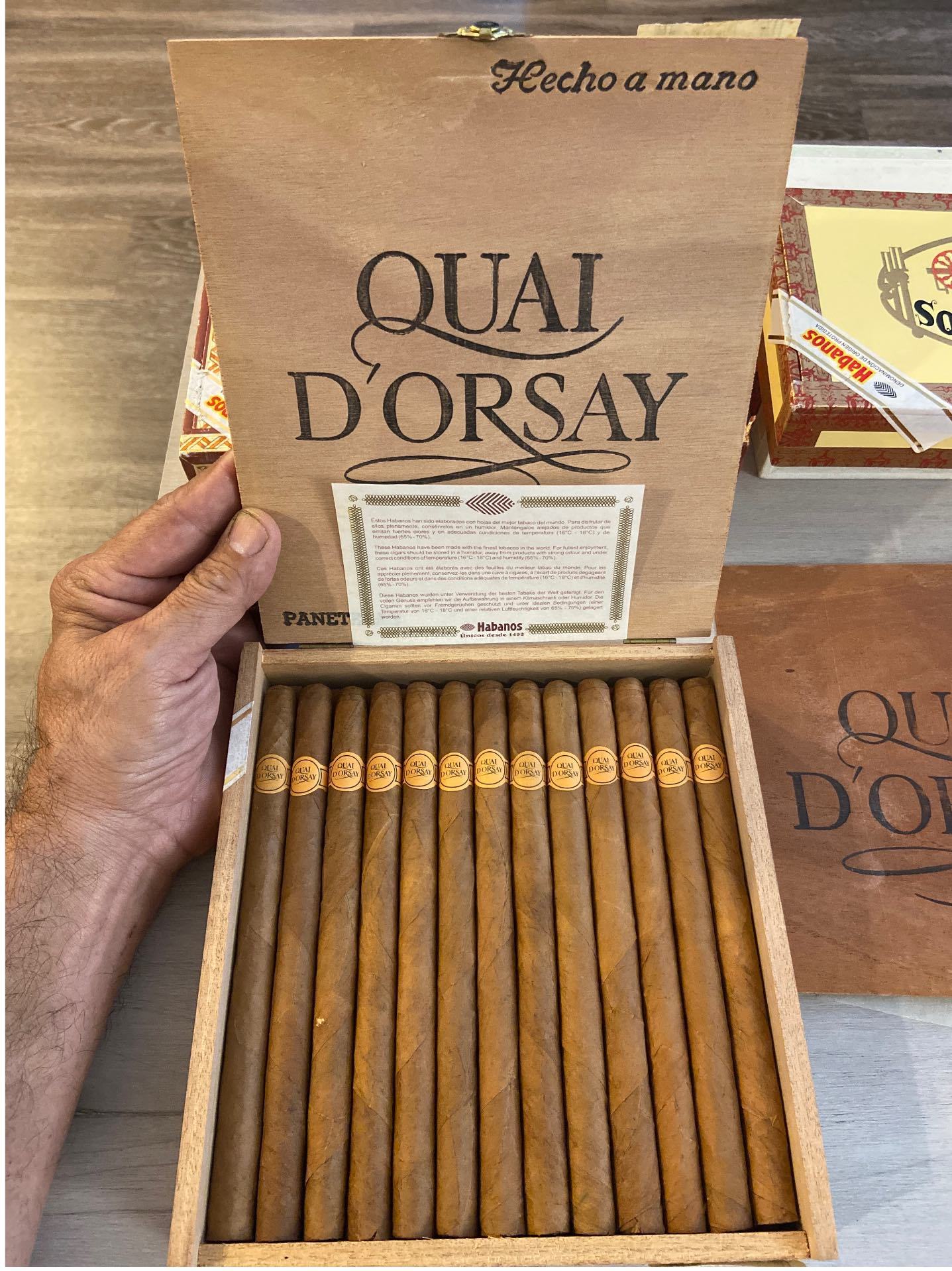 Quai d'Orsay Panetelas 2007 Semi Boite Nature Box of 25 cigars 21406