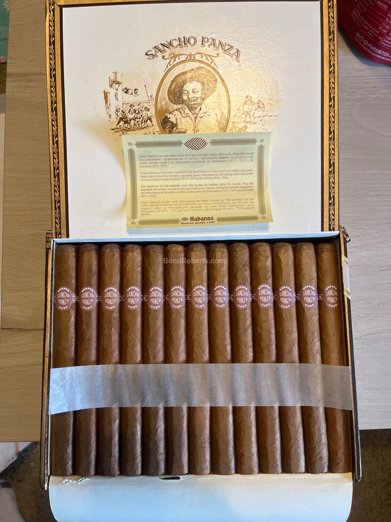 Sancho Panza Molinos 2008 Dress Box of 25 cigars 40099