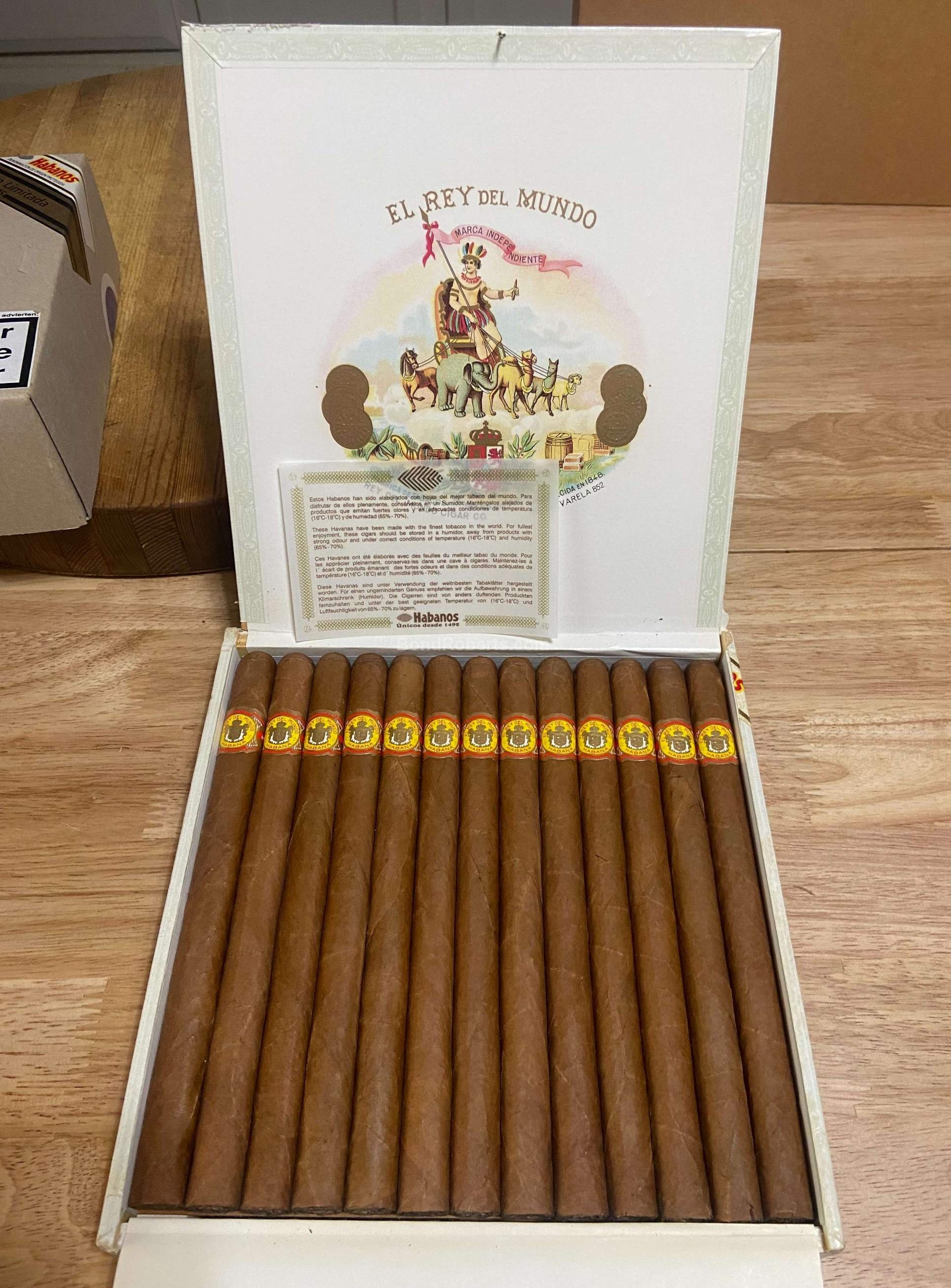 El Rey del Mundo Grandes de España 2006 Dress Box of 25 cigars 13800