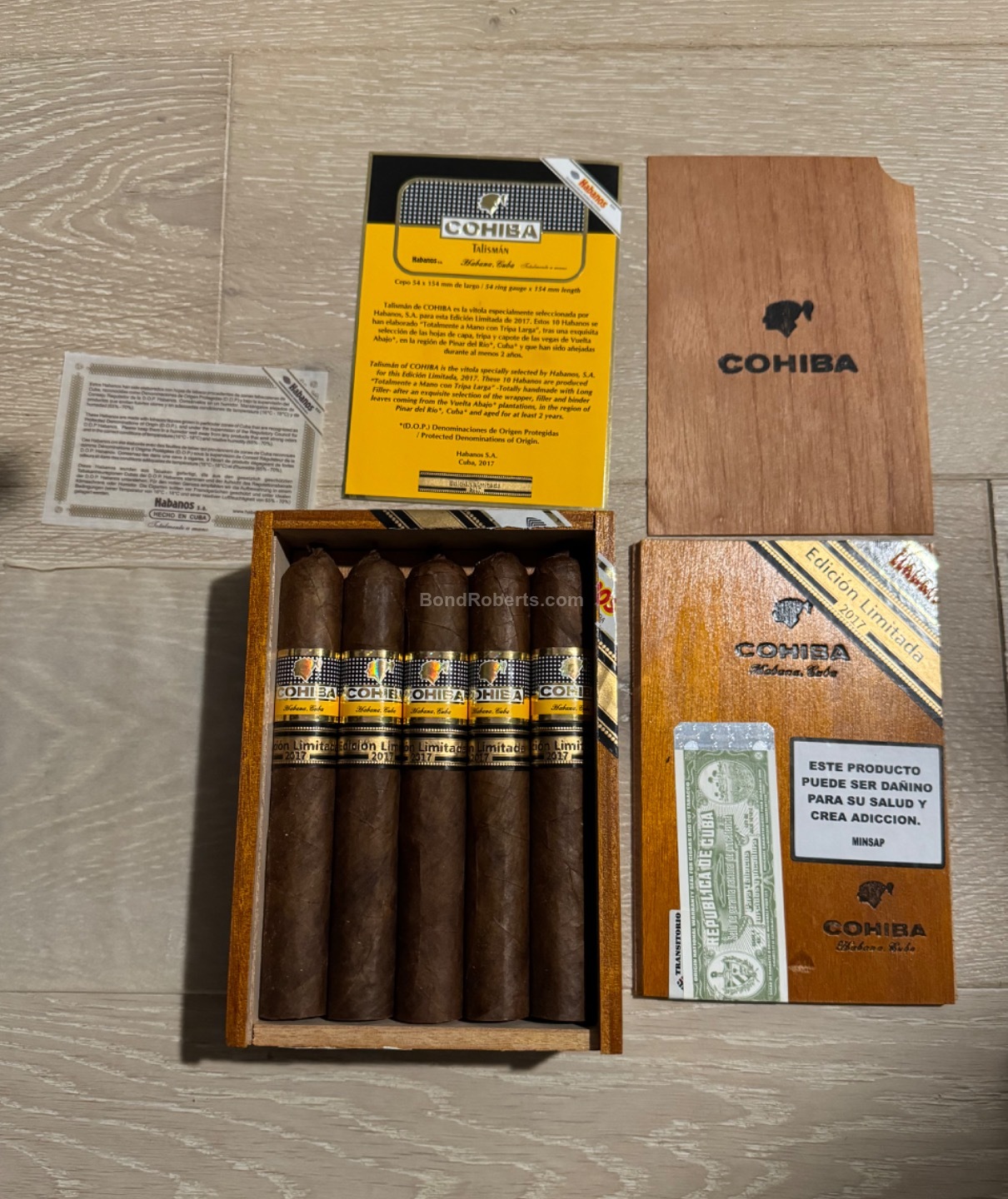 Cohiba Talismán Edición Limitada 2017 Varnished Slide Lid Box of 10 ...