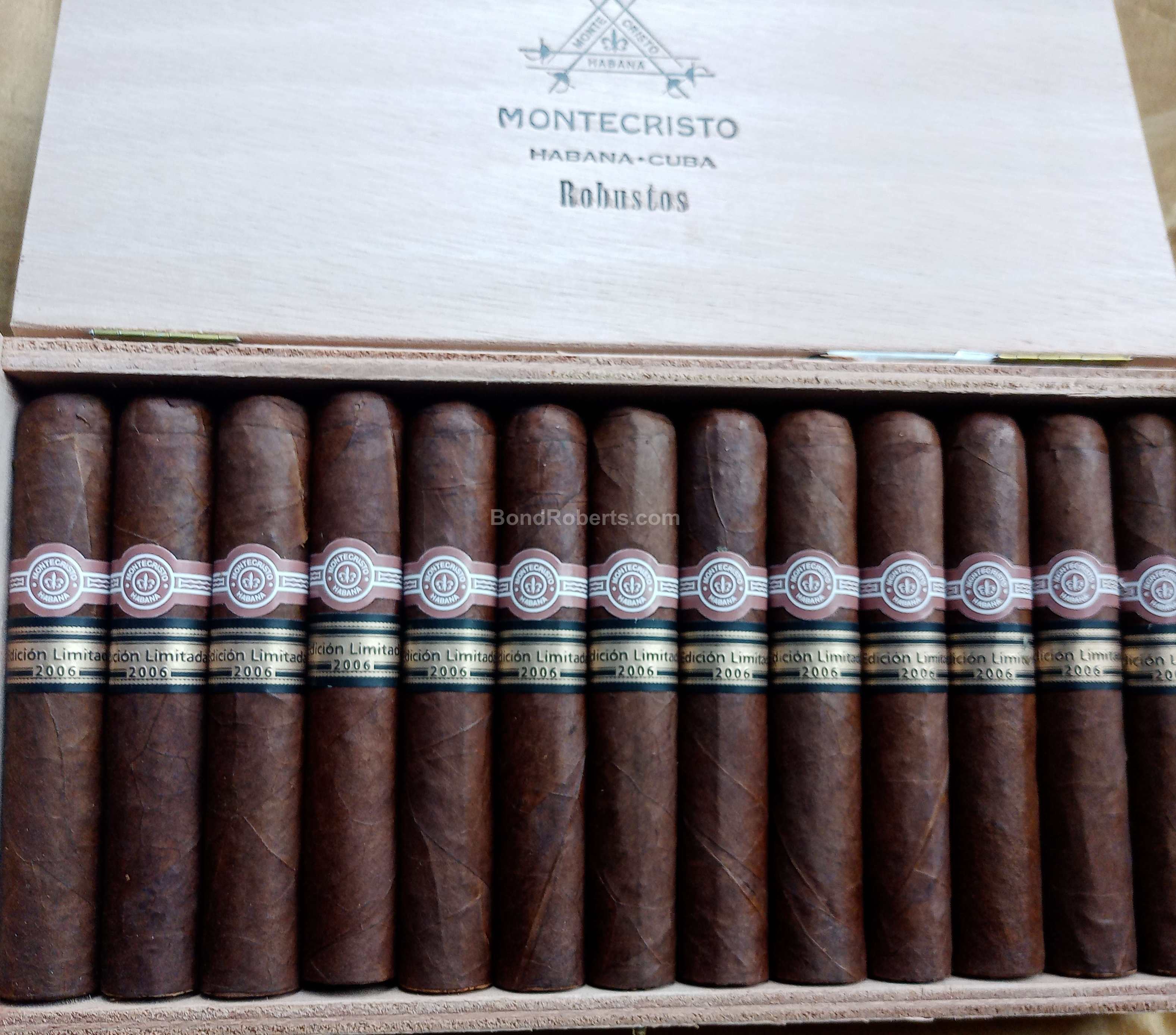 Montecristo 蒙特克里斯托 罗布图 2006年度限量版 雪茄资料