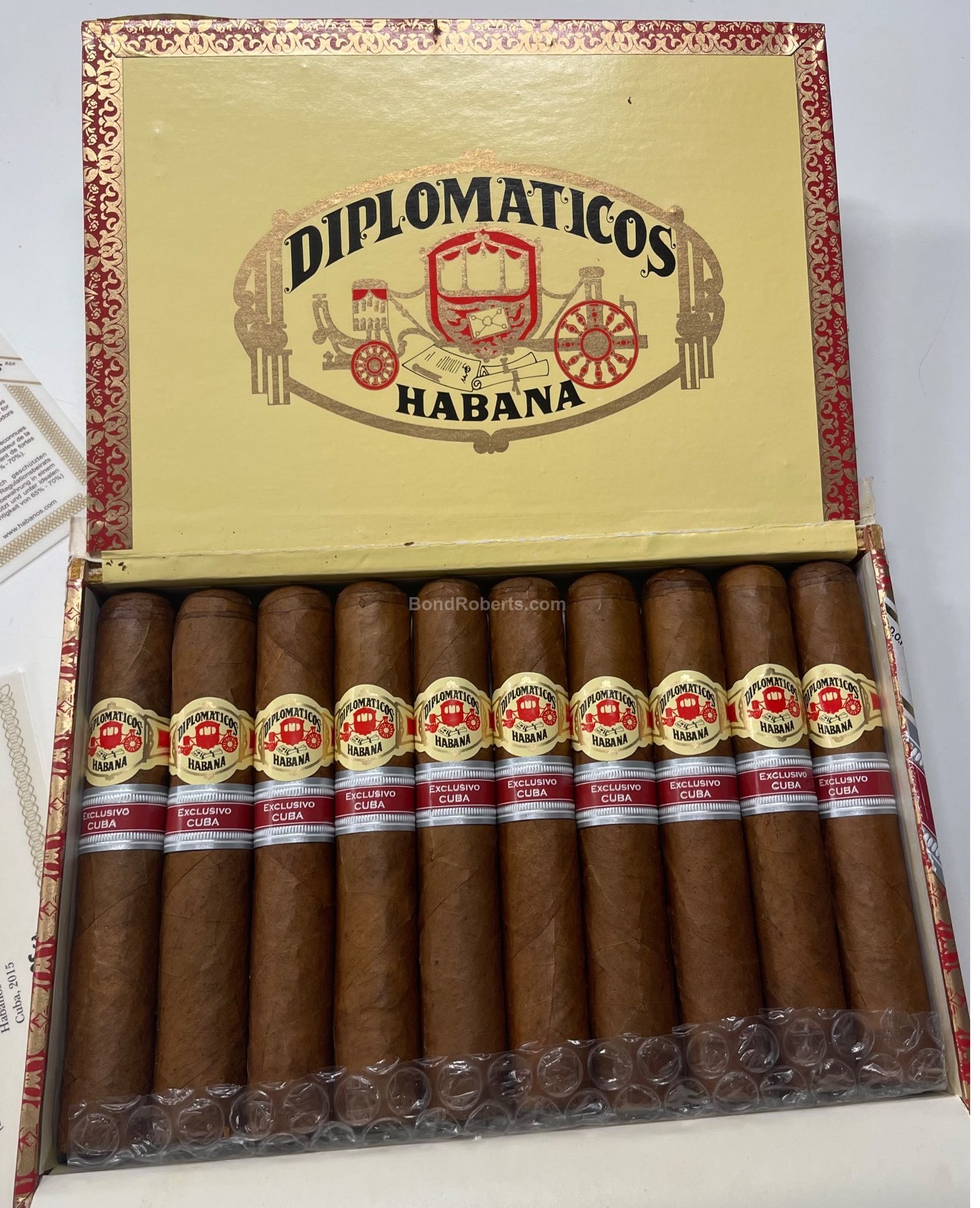 Diplomáticos Excelencia Edición Regional Cuba 2015 Dress Box of 10 ...