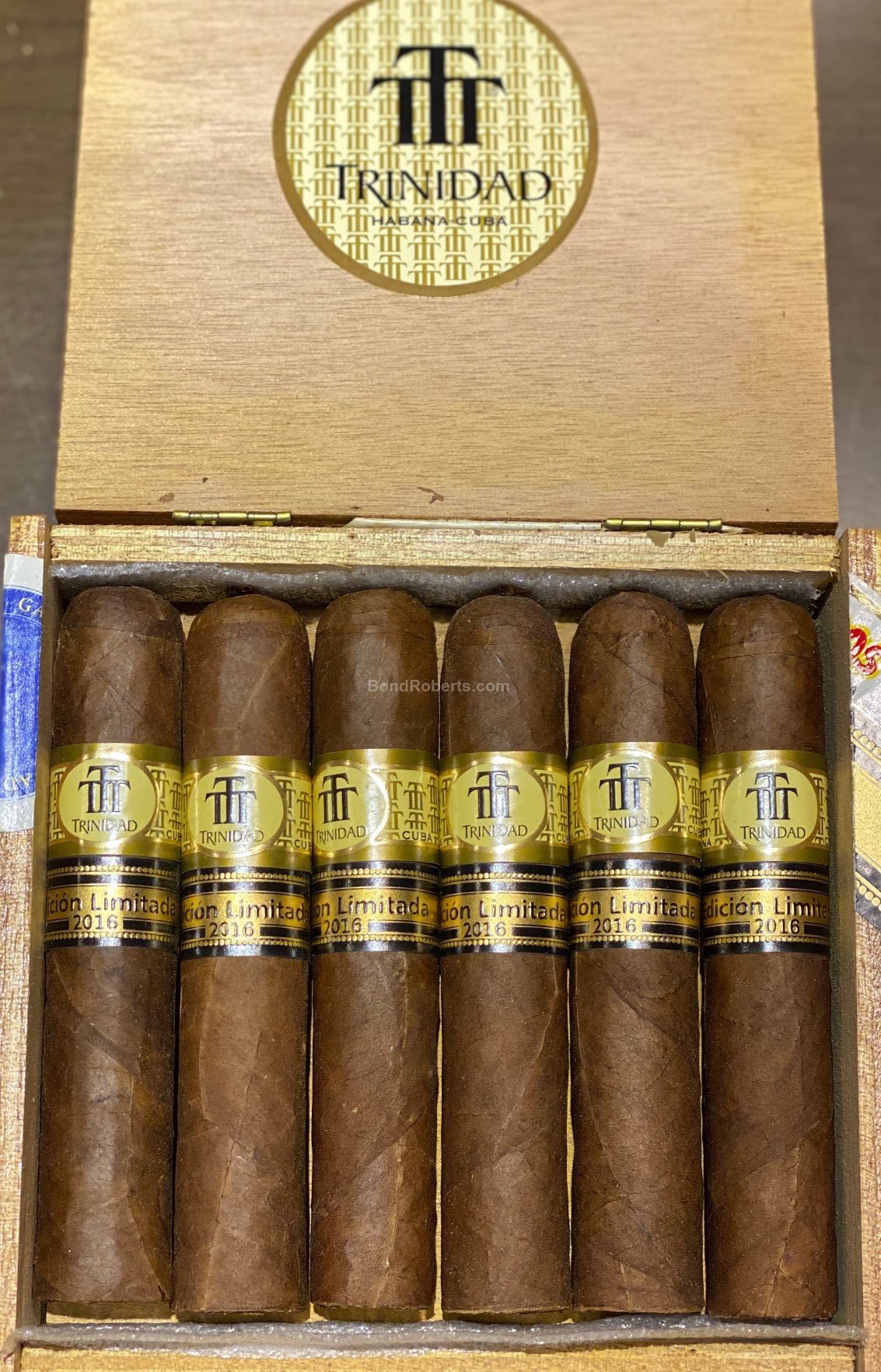 Trinidad Topes Edición Limitada 2016 Semi Boite Nature Box of 12 cigars ...