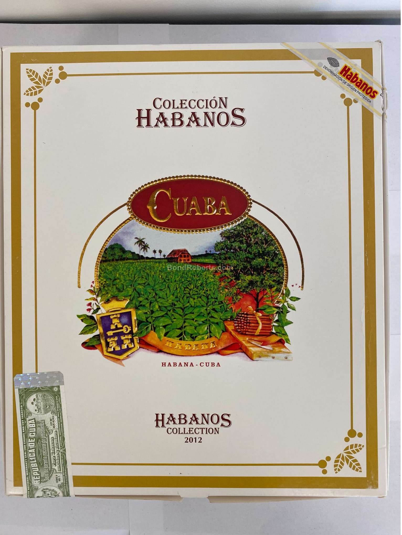 Cuaba Bariay Colección Habanos 2013 Book-shaped Boîte Nature Box of 20 ...