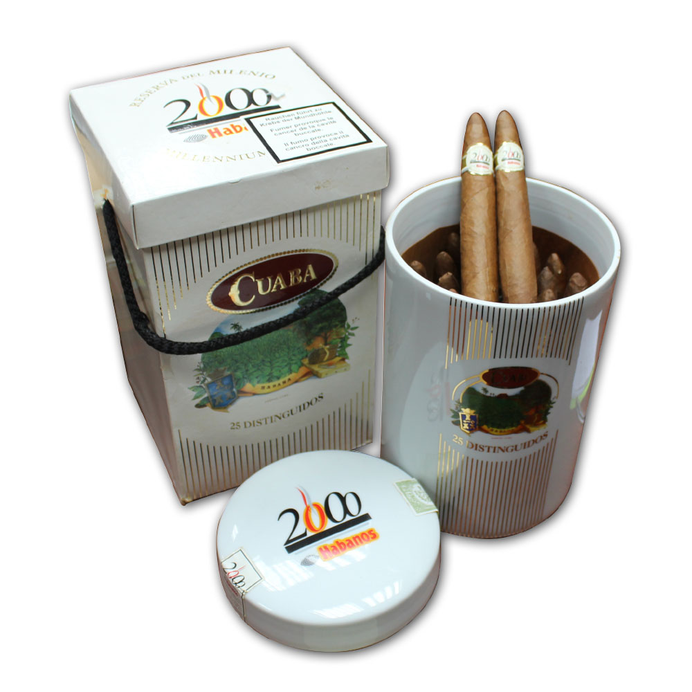 Lot 2 - Cuaba Millennium Distinguidos Jar - Jars of Cigars - from ...