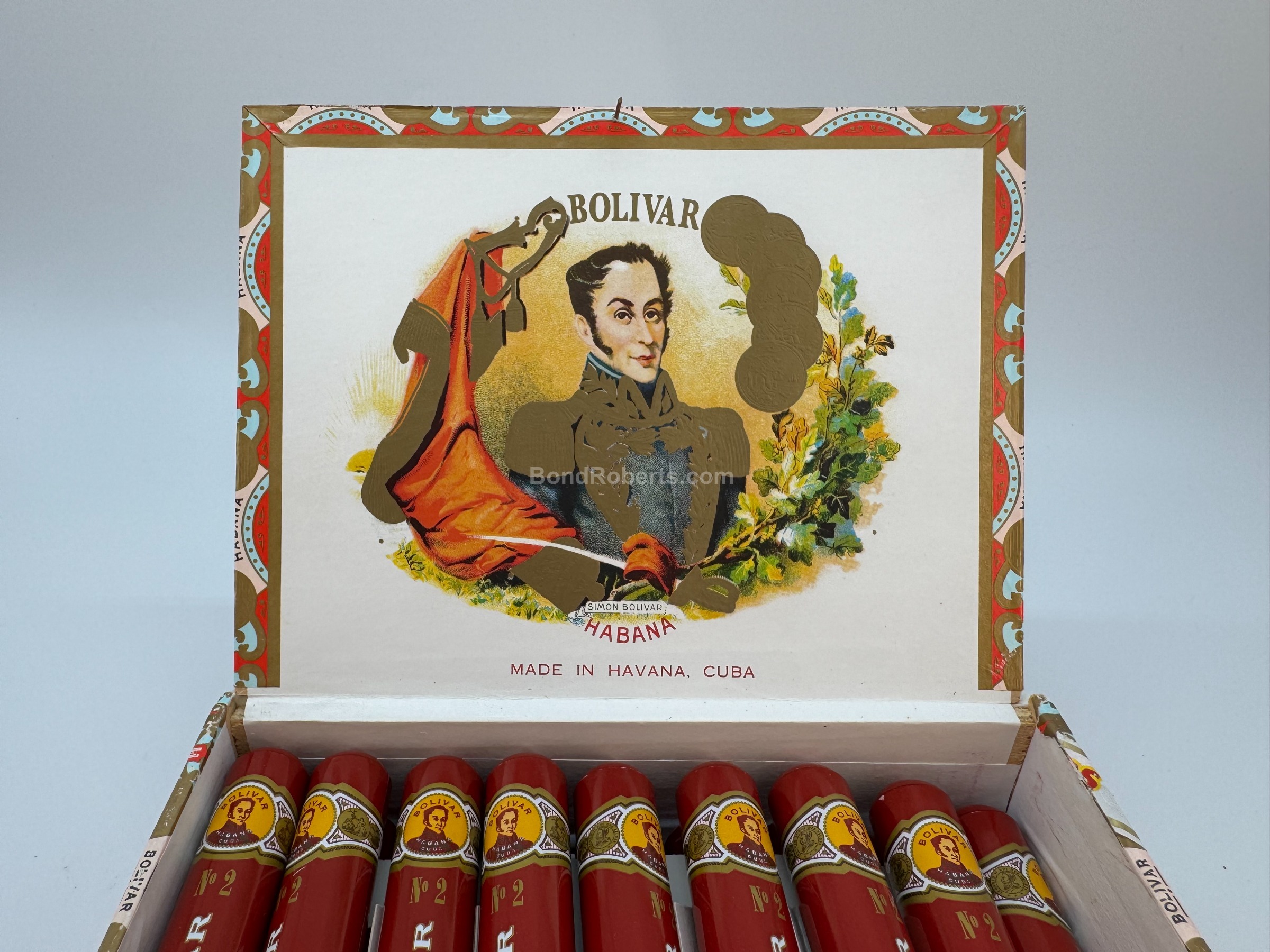 Bolívar Bolívar Tubos No.2 2016 Dress Box of 25 cigars in aluminium ...