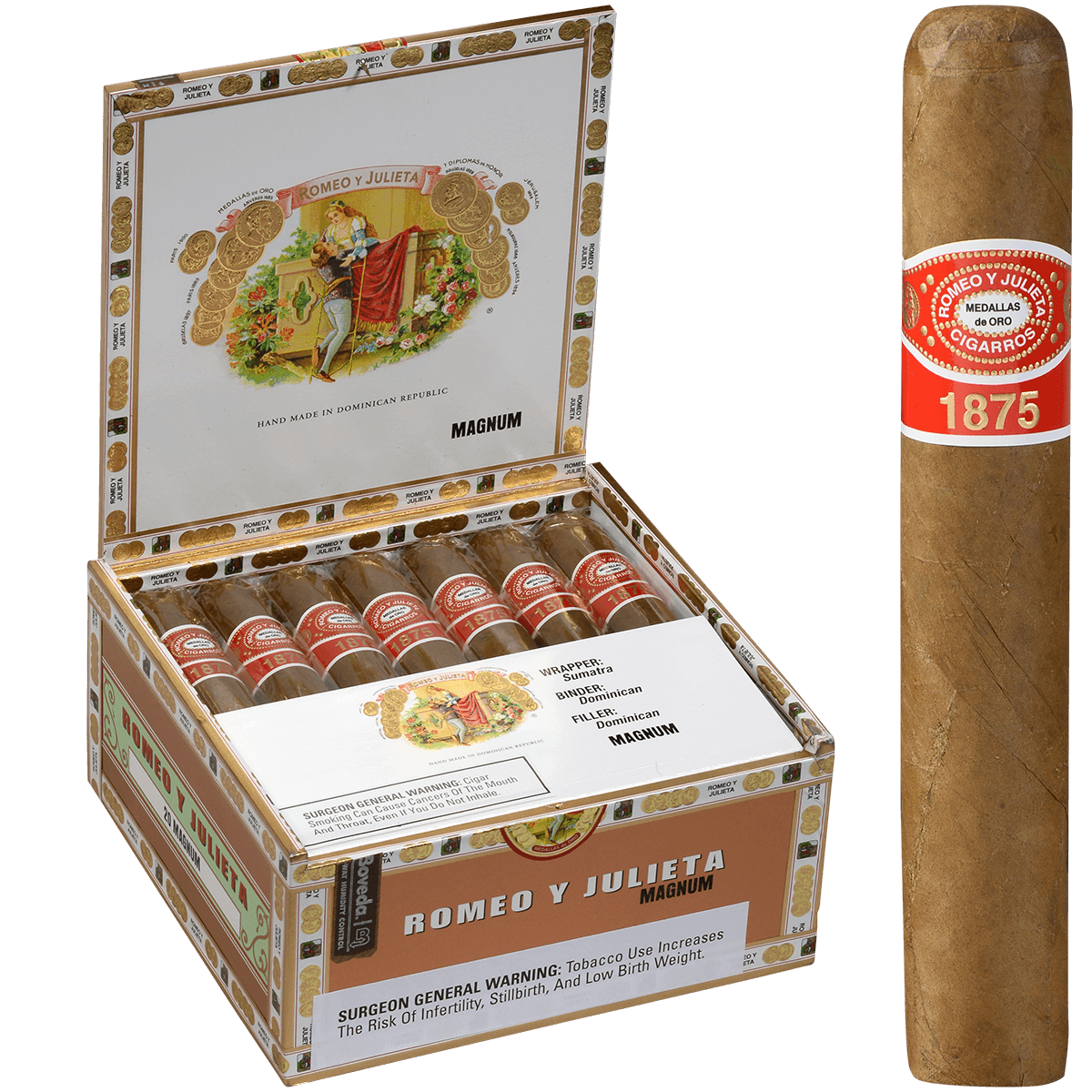 Romeo Y Julieta 1875 Magnum 20ct - Habano Cigars