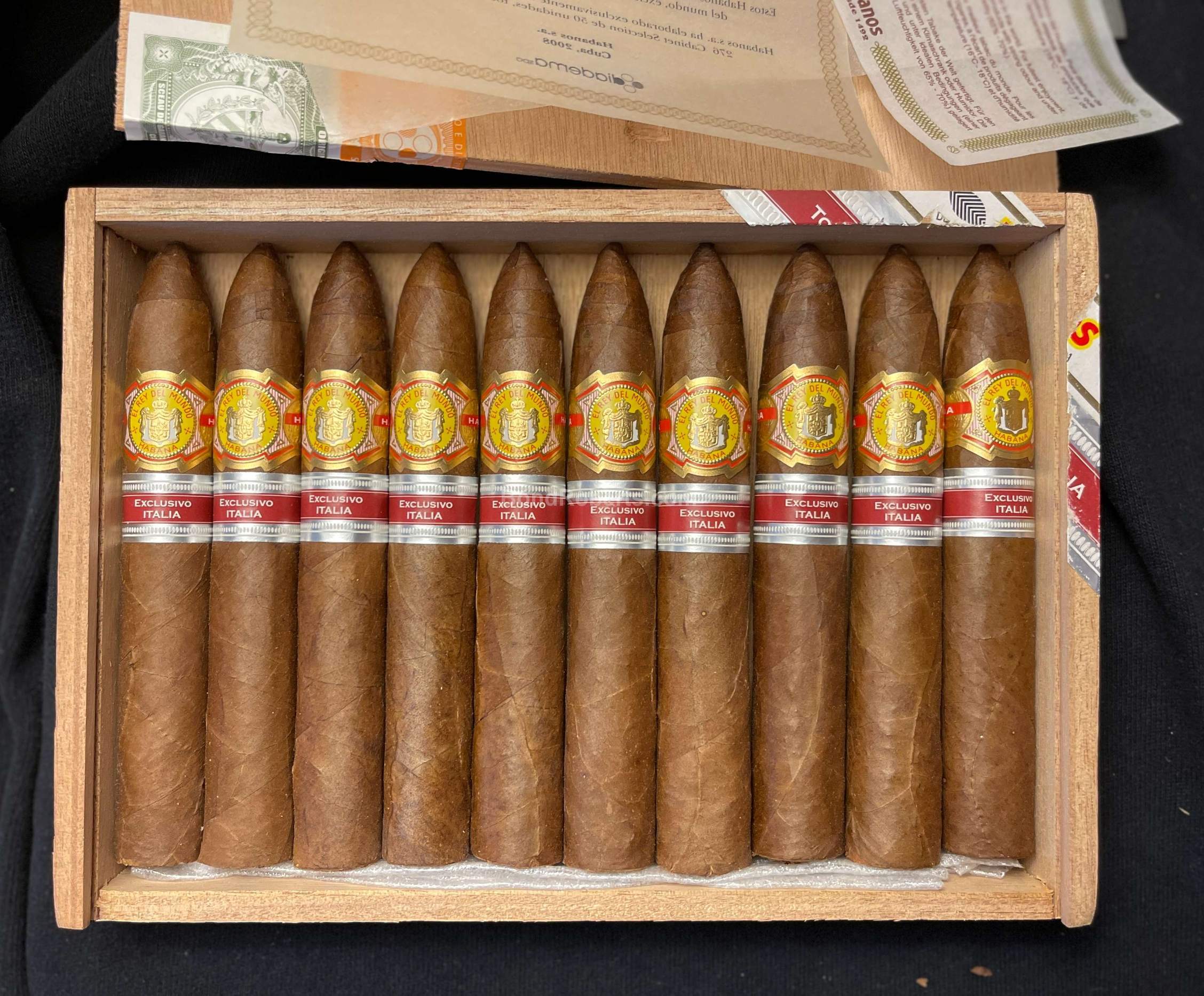 El Rey del Mundo Torpedos Edición Regional Italia 2008 Slide Lid Box of ...