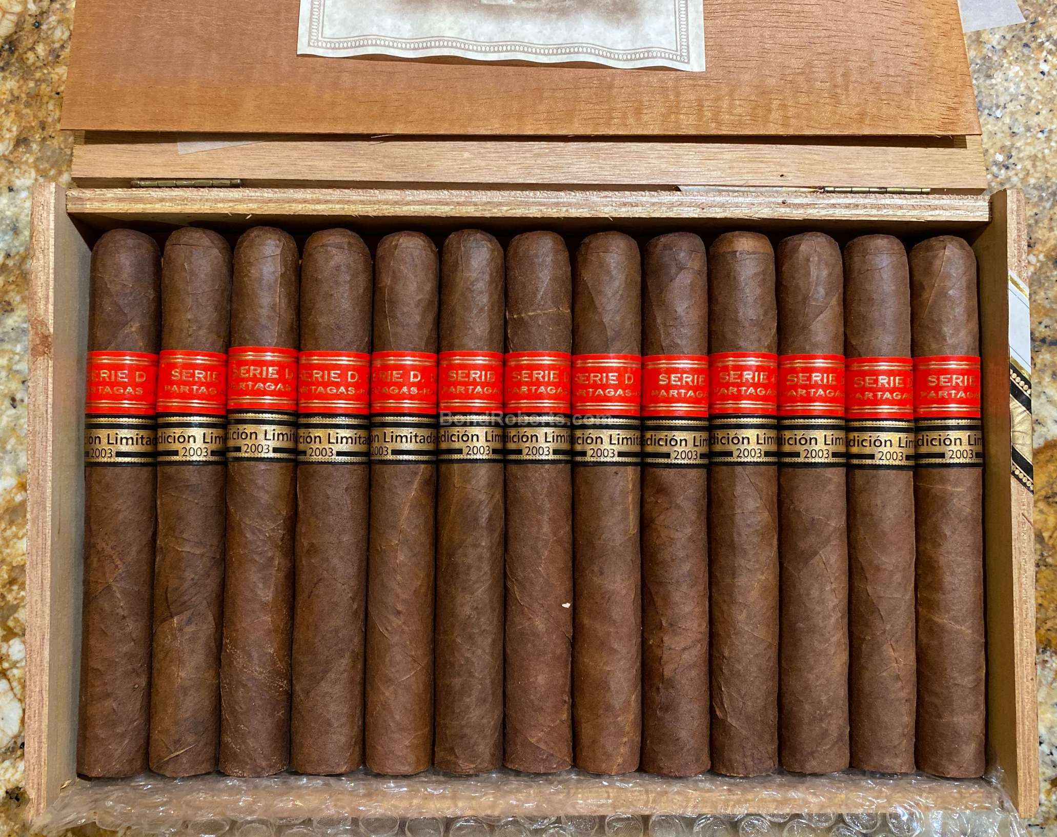 Partagás Serie D No.2 Edición Limitada 2003 帕特加斯 D系列2号 2003年度限量版