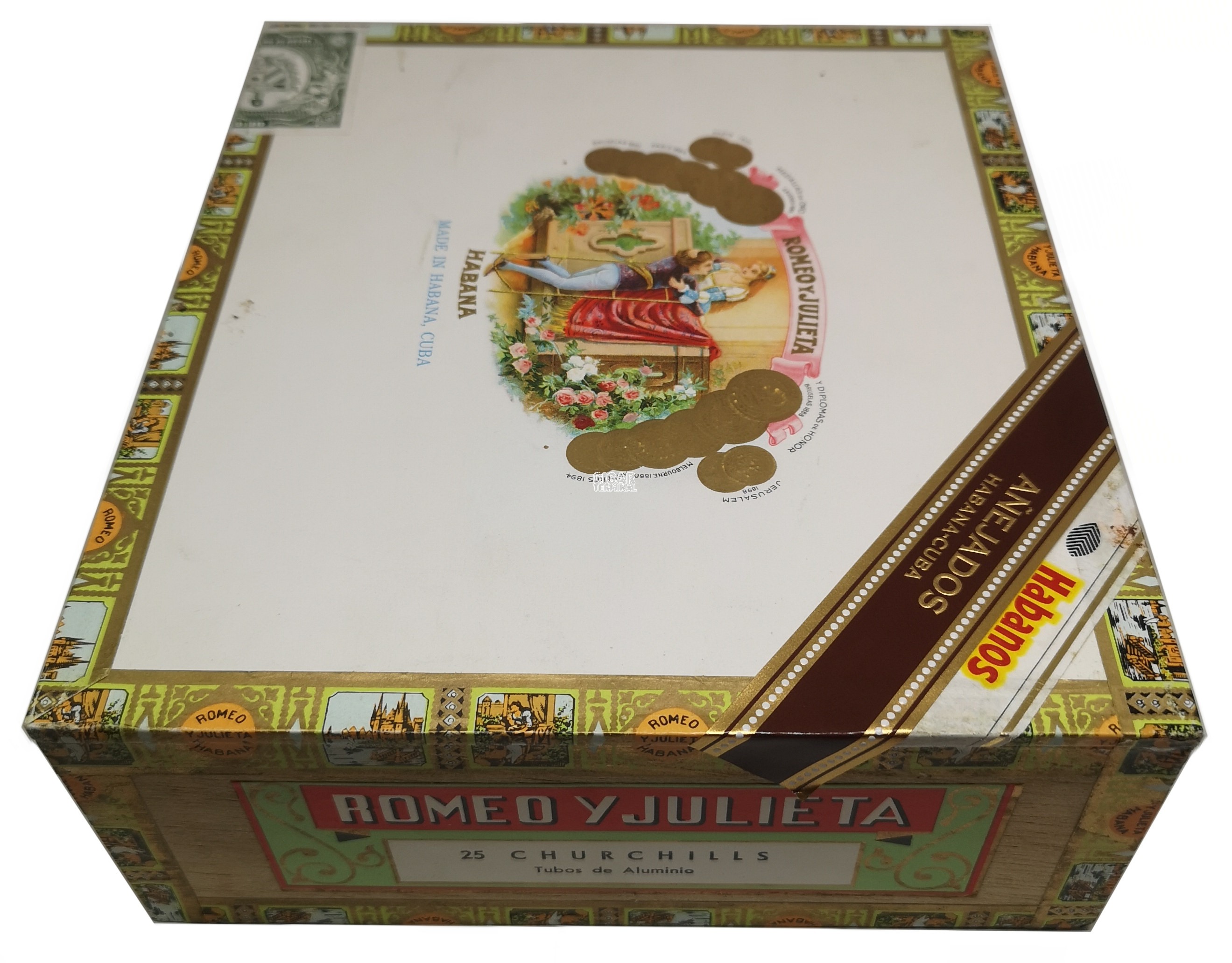 Romeo y Julieta Churchills Anejados Tubos - 25 cigars por $899.00, un ...