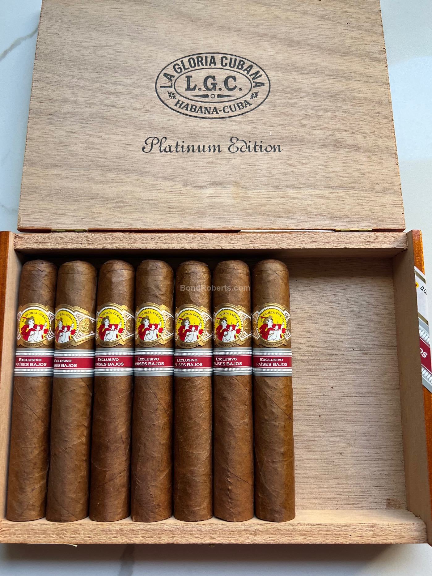 La Gloria Cubana Platinum Edition Edición Regional Países Bajos 2016 ...