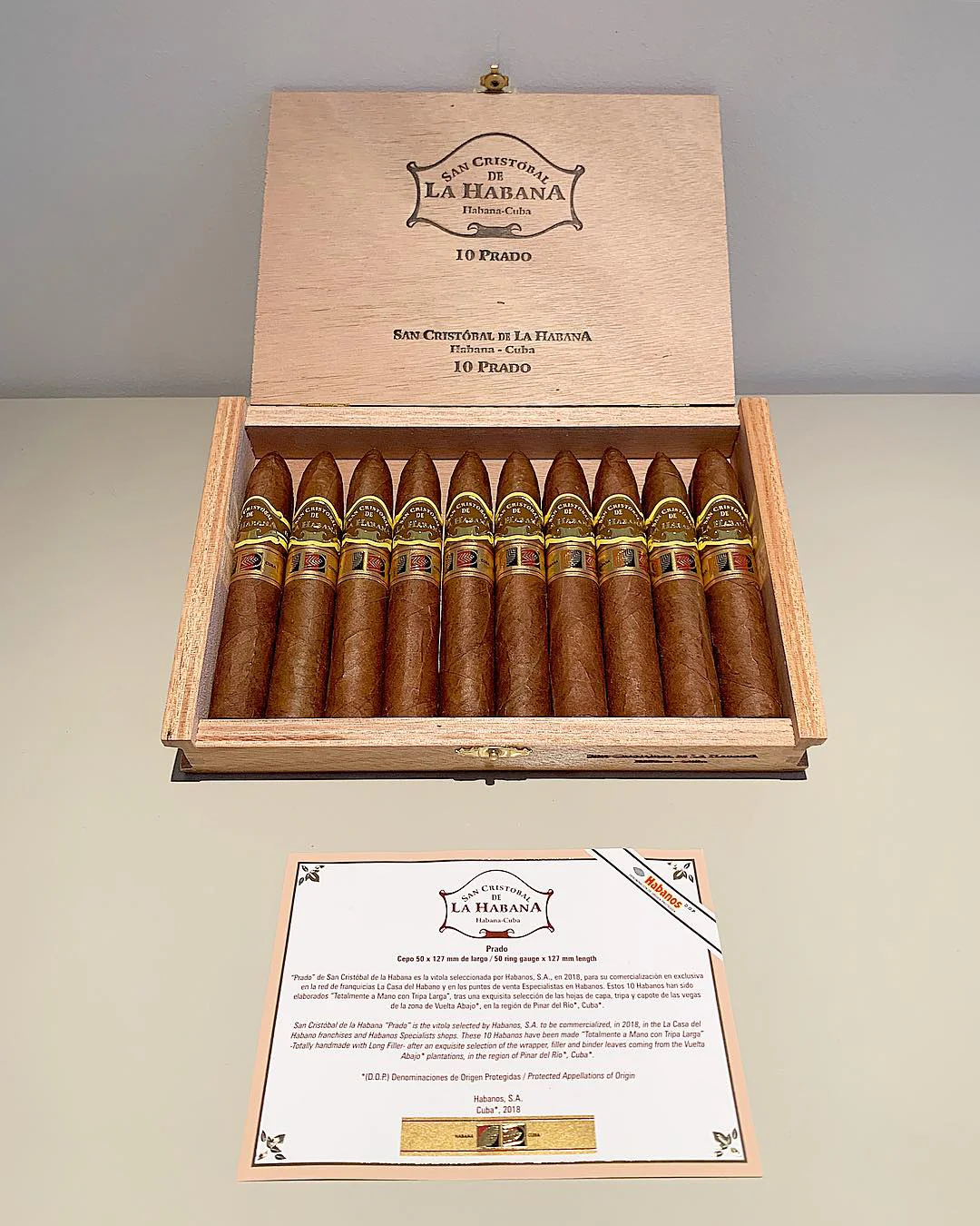 San Cristobal de La Habana Prado Cigar LCDH for sale online - EGM Cigars