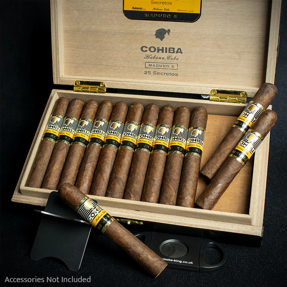 Cohiba Maduro 5 Secretos Cuban Cigars - Box of 25