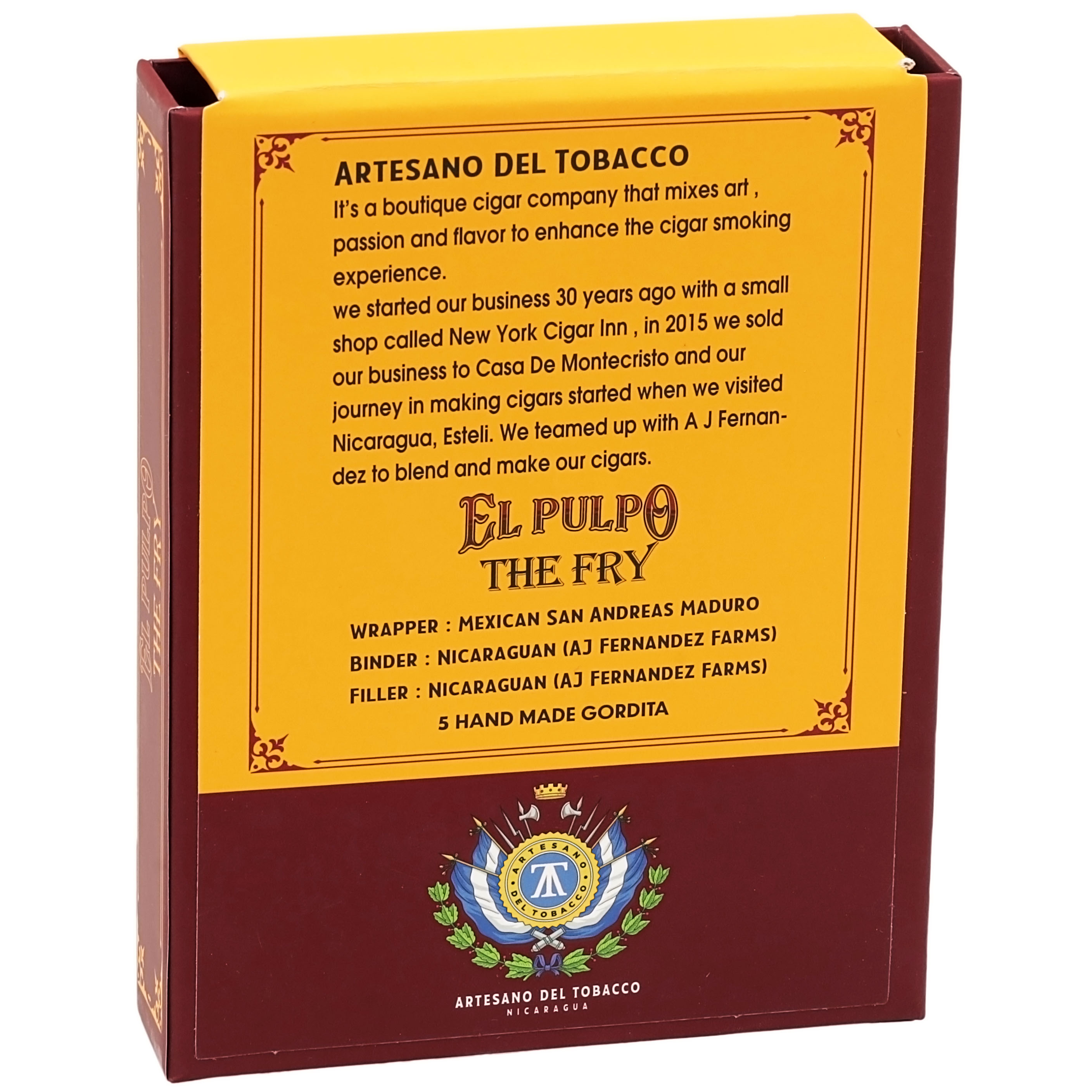 Artesano del Tobacco El Pulpo THE FRY (4" x 48)
