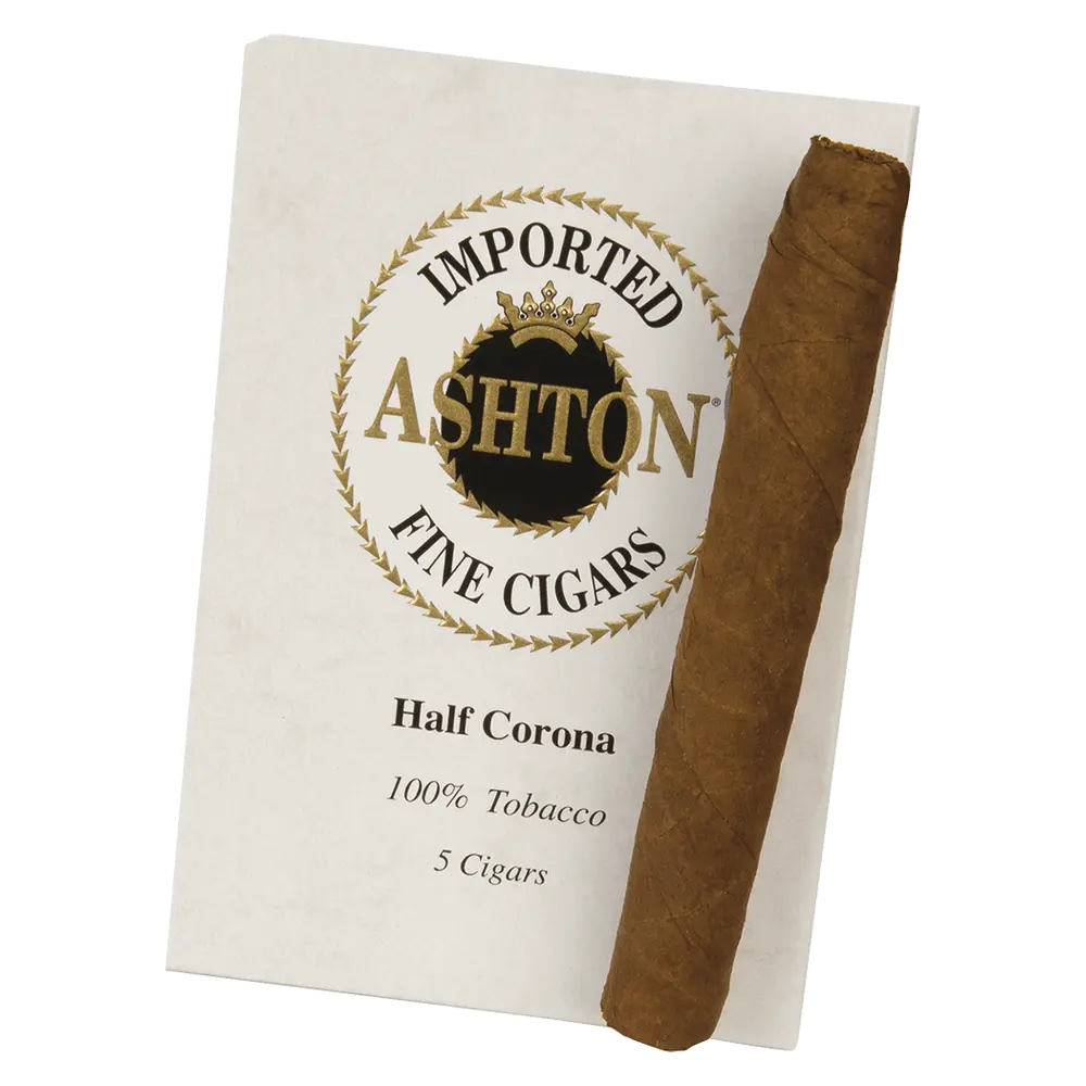 Ashton Small Cigars Connecticut Half Corona (4 1/8" x 37)