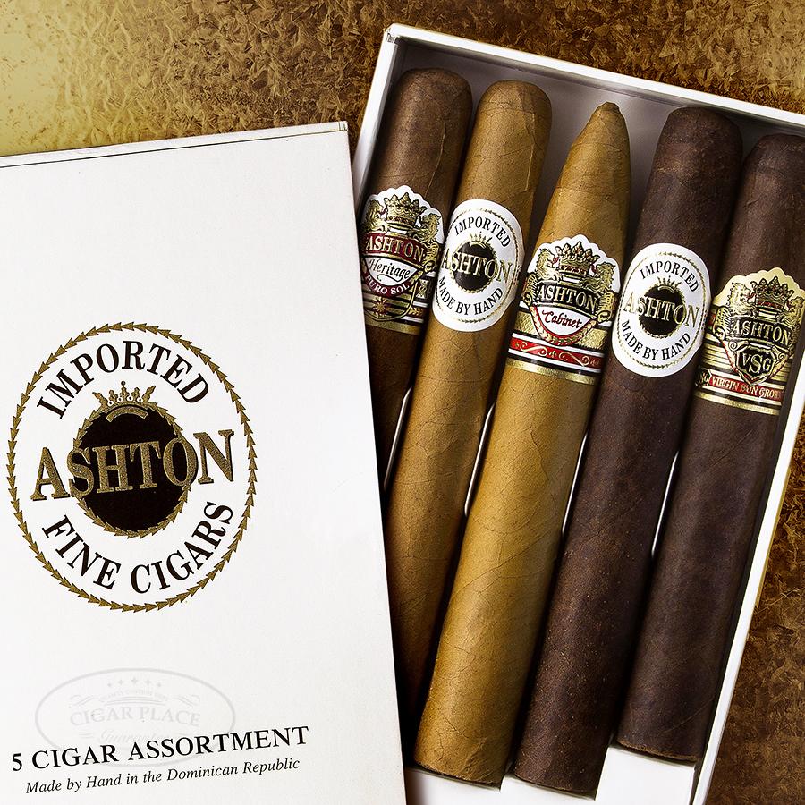 Buy Ashton Classic 5 Cigar Assortment Cigars Today | CigarPlace.biz
