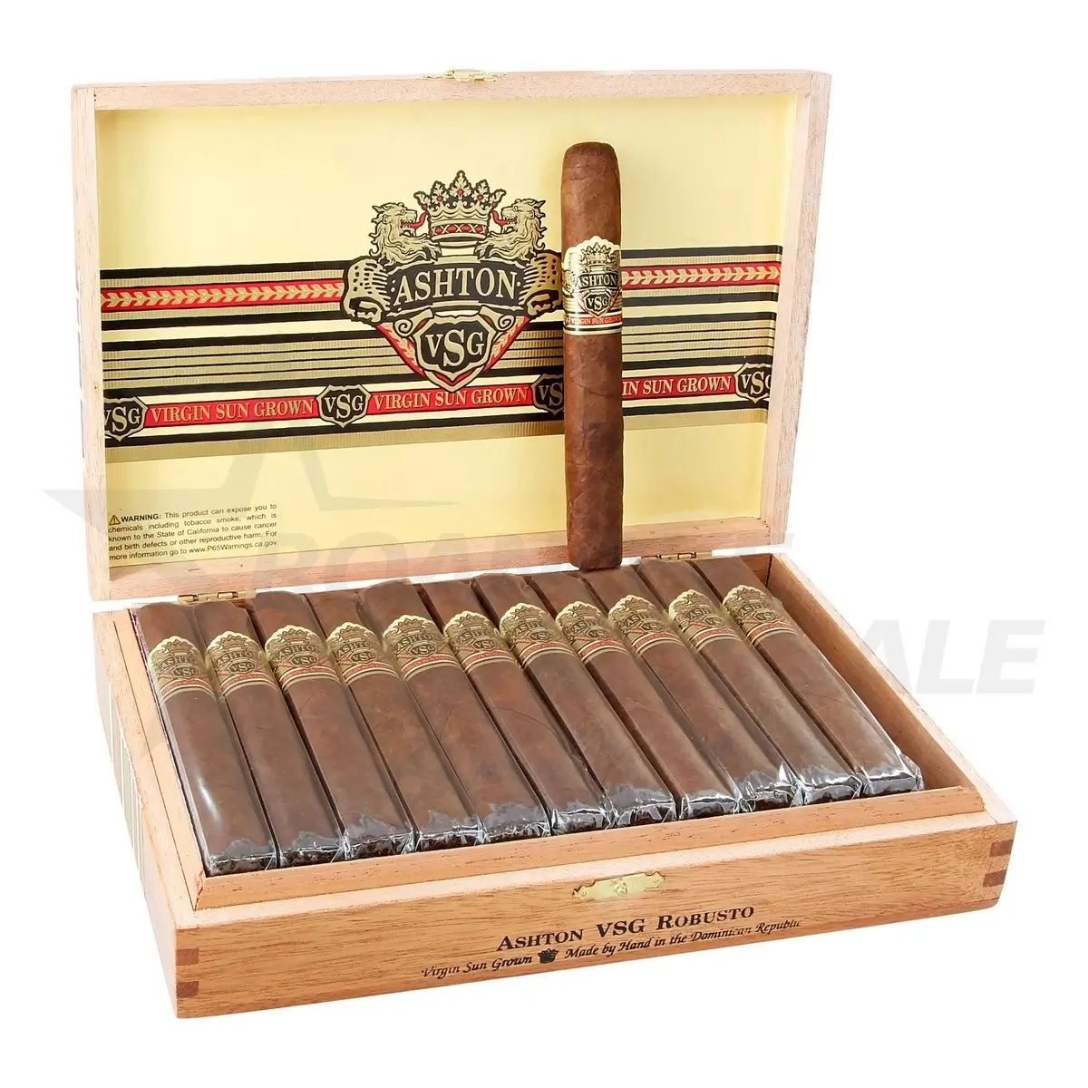 ASHTON VSG ROBUSTO 5.5X50 CIGARS 24PCS - Roanoke Wholesale