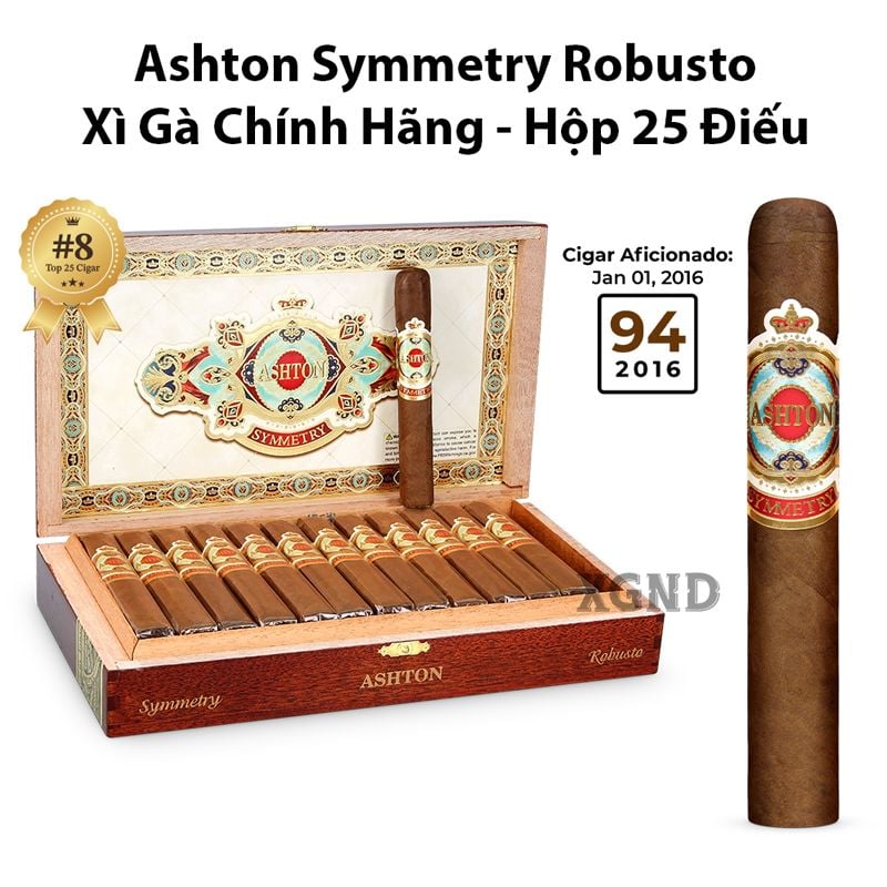 Cigar Ashton Symmetry Robusto - Xì Gà Chính Hãng