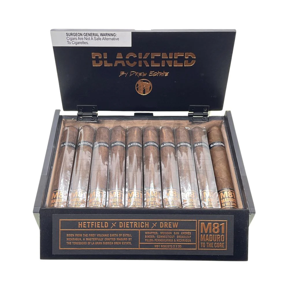 Blackened 黑色M81罗布图 雪茄资料