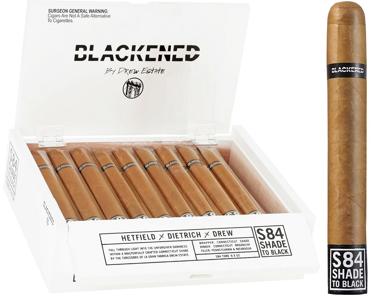Blackened 黑化 S84 暗影托罗 雪茄资料