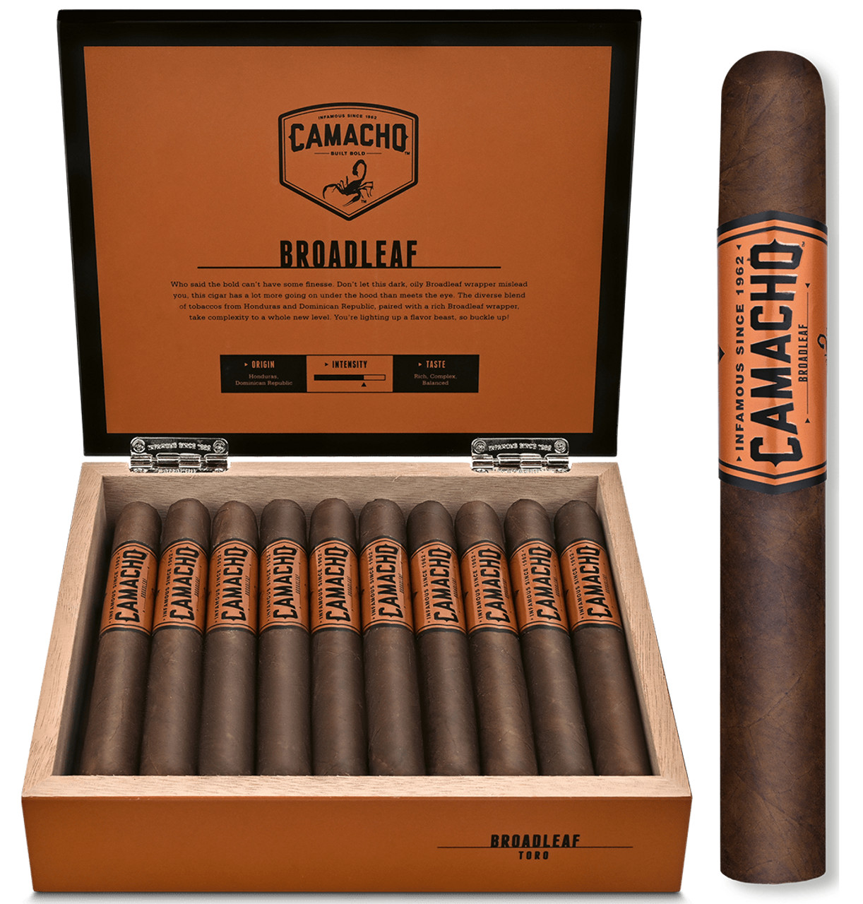 卡马乔 阔叶 罗伯图 Camacho Broadleaf Robusto
