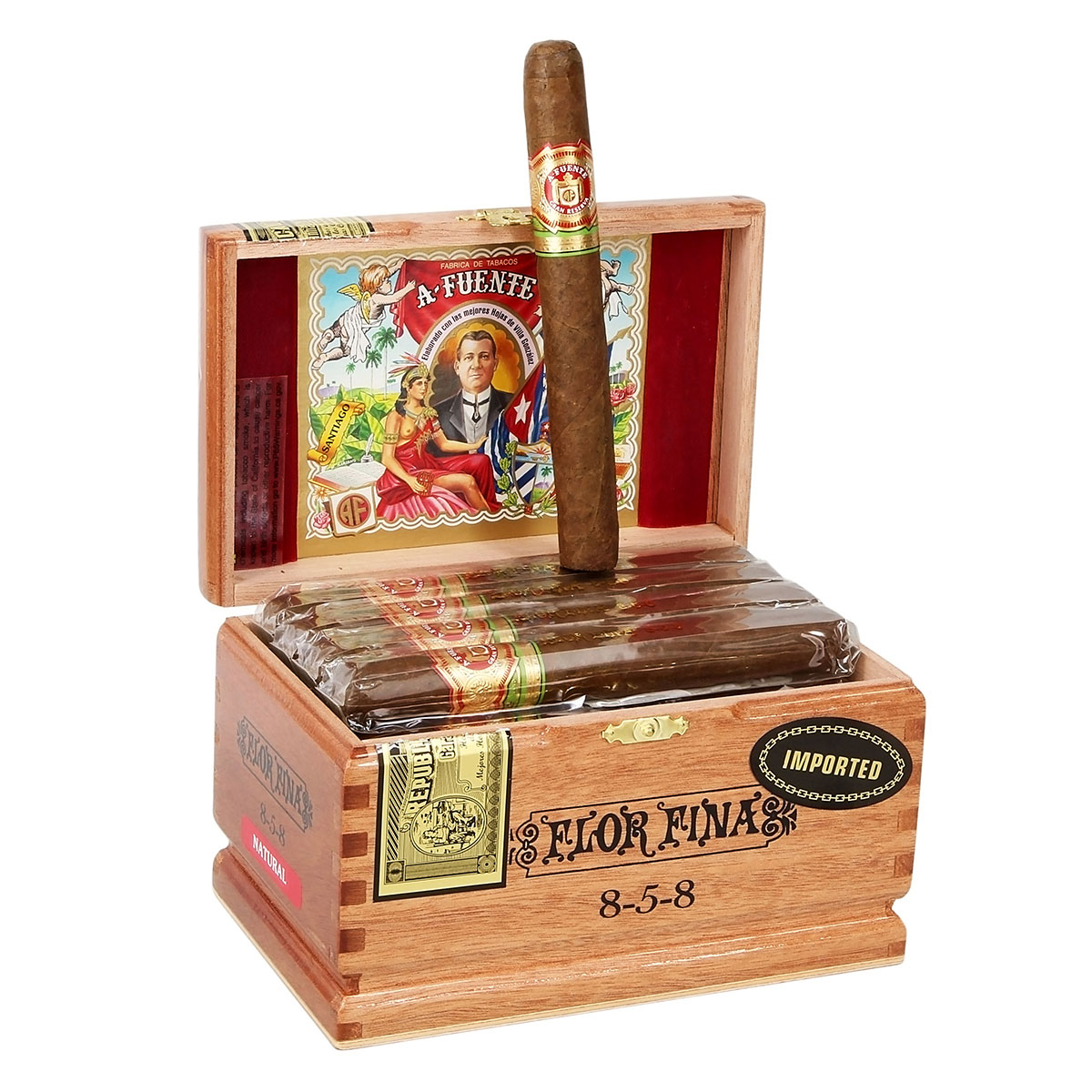 Arturo Fuente Flor Fina 8-5-8 Sun Grown (6" x 47)