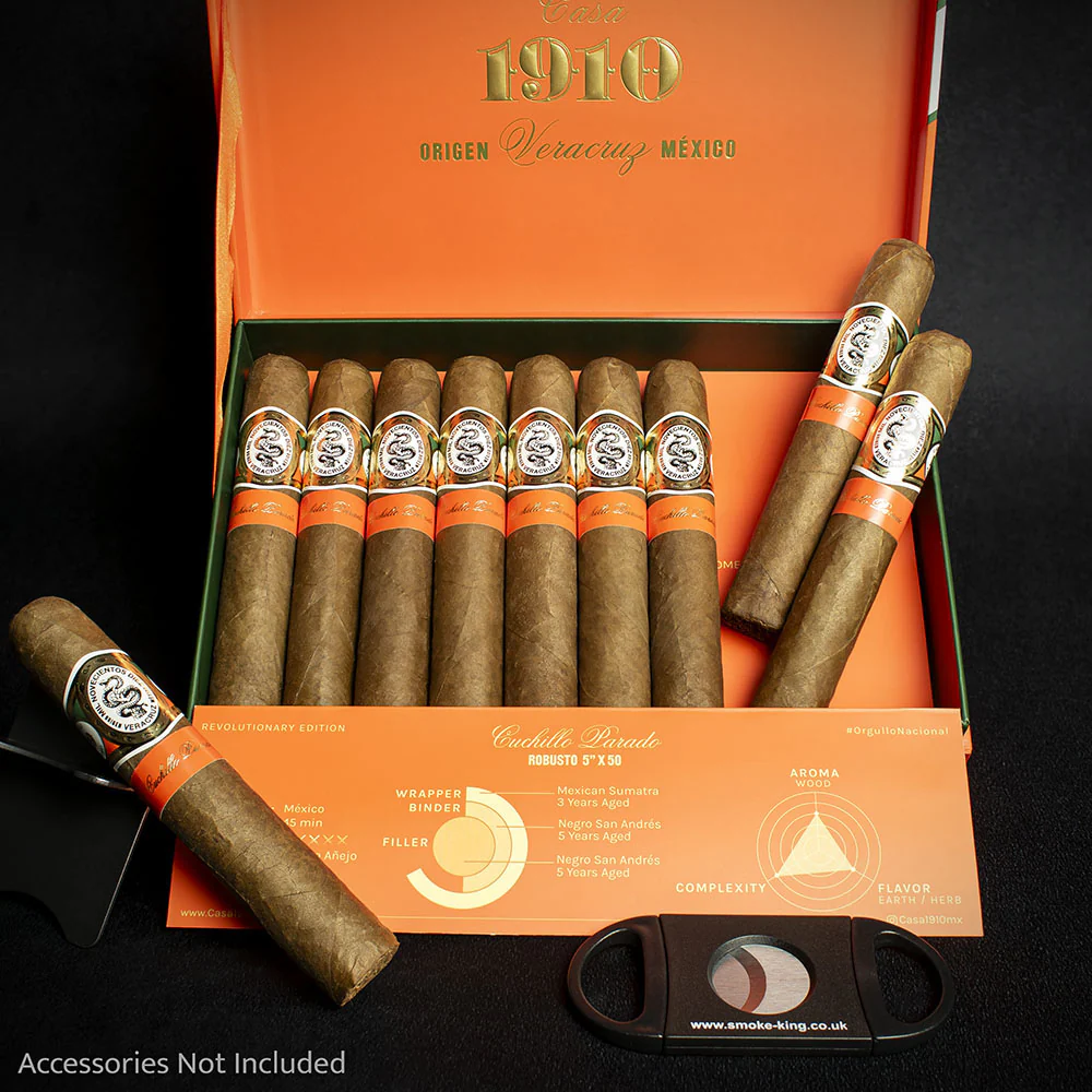 Casa 1910 Revolutionary Edition Cuchillo Parado Robusto Cigars - Box o