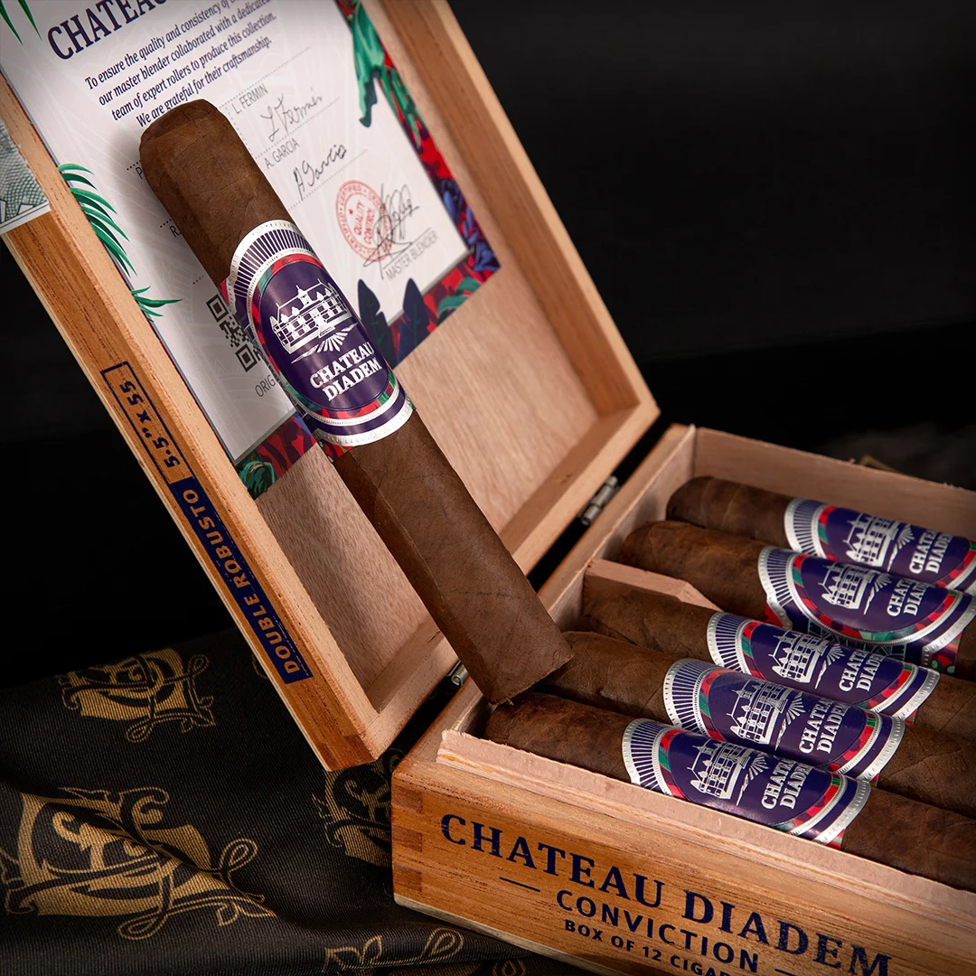 帝王酒庄 信念 双罗布图 Chateau Diadem Conviction Double Robusto