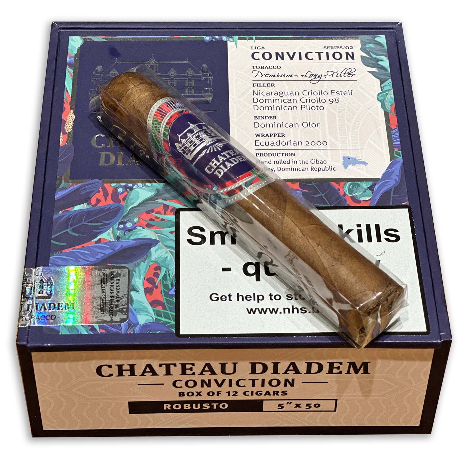 Chateau Diadem Conviction Robusto / Box of 12 - Cigars Unlimited
