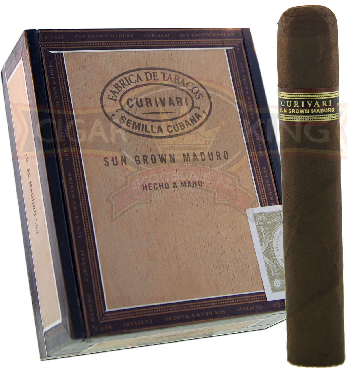Curivari Sun Grown Maduro 660 (6x60 / 5 Pack) | Cigar King