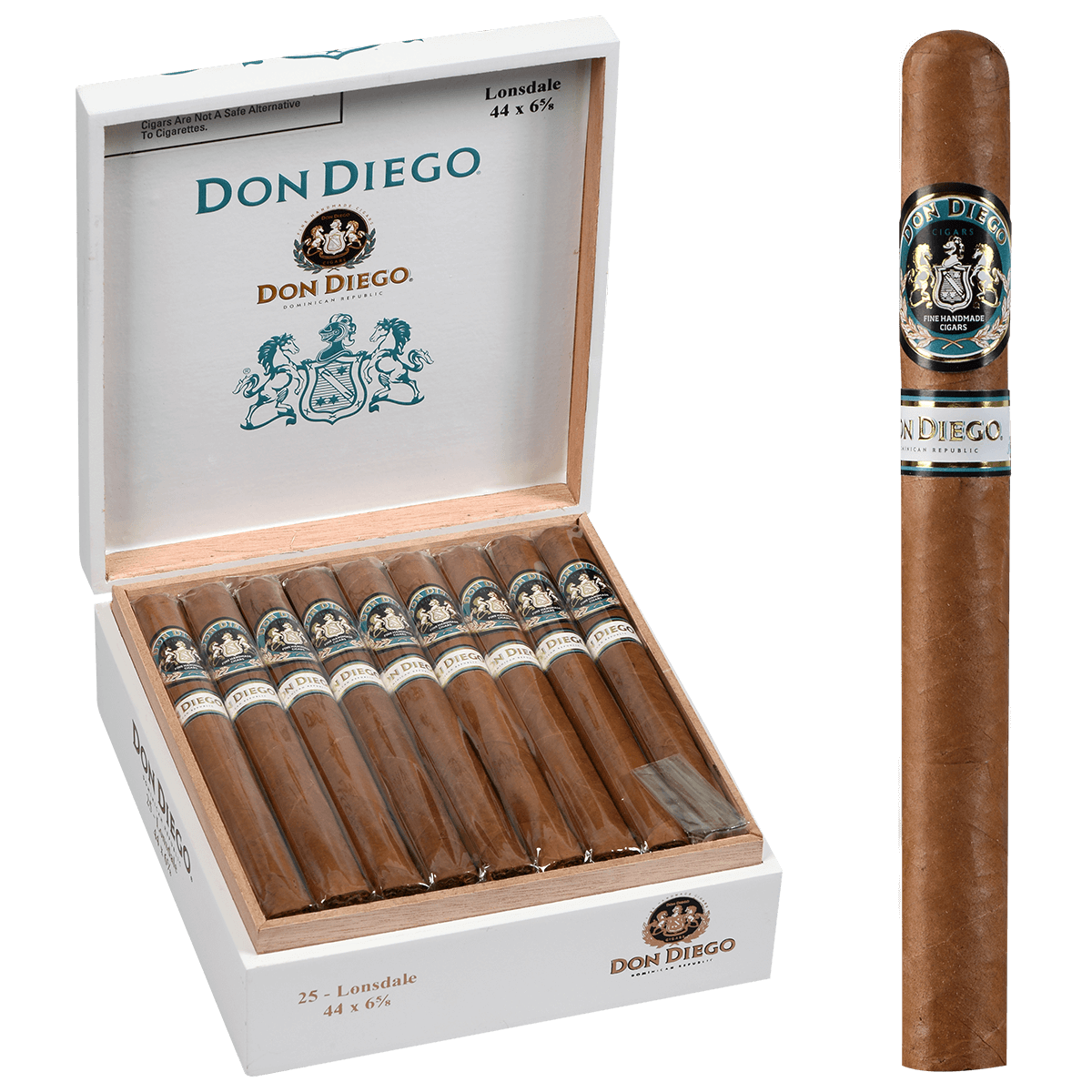 Don Diego Cigars Lonsdale EMS 25 Ct. Box 6.63X44 - Buitrago Cigars