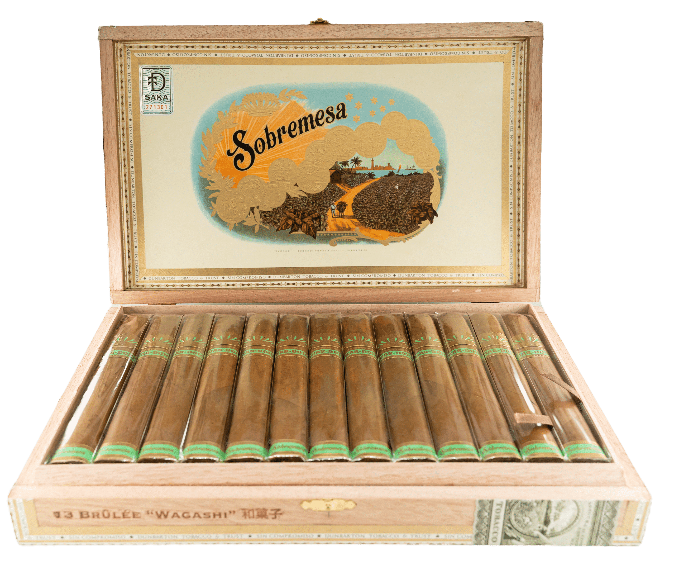 Dunbarton Sobremesa Brulee Wagashi 13ct - Habano Cigars