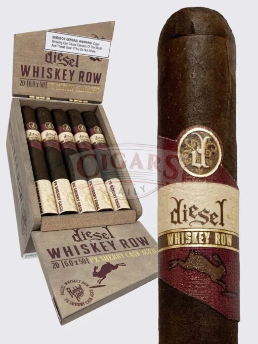 Diesel Whiskey Row Sherry Cask Toro (6×50) - Cigars Daily