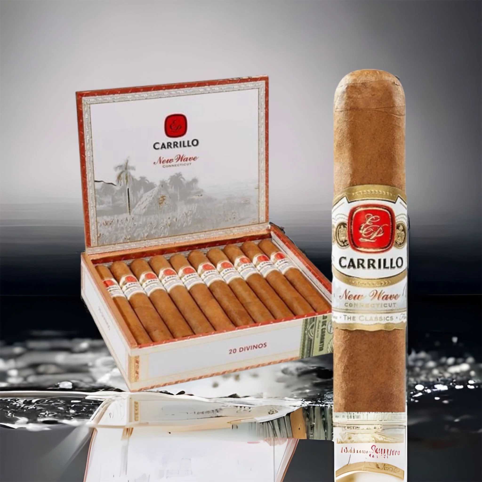 EP Carrillo New Wave Connecticut Brillantes 5" * 50 - Tabacalera Aragon