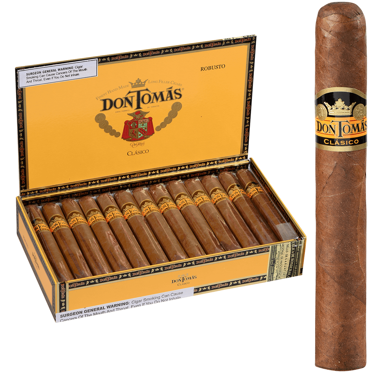 Don Tomas Clasico Toro 25ct - Habano Cigars