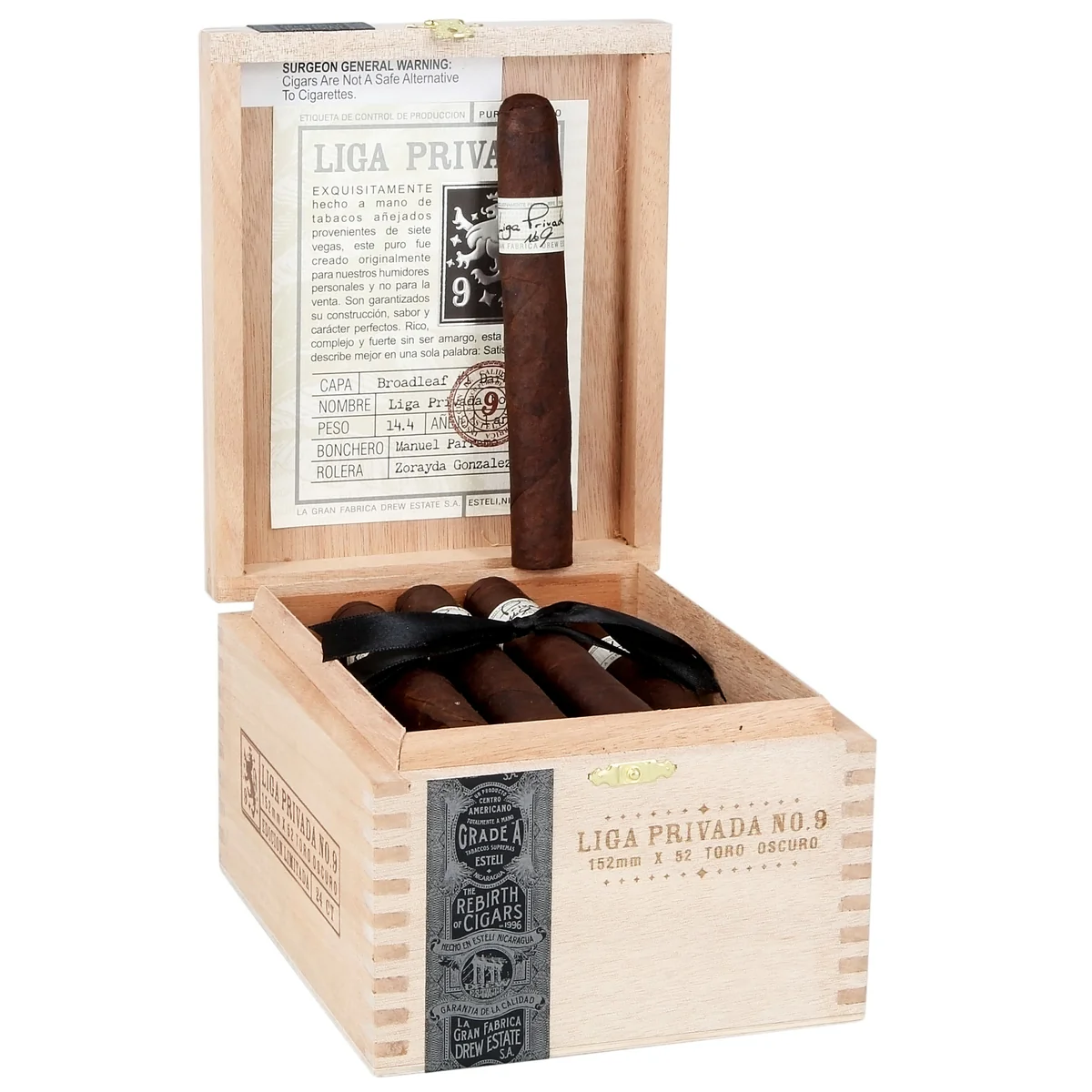 Drew Estate Liga Privada No.9 Toro Oscuro - Pyramid Cigars