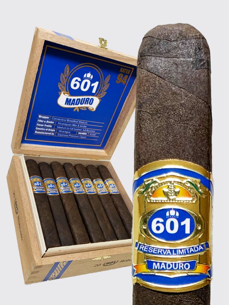 601 Blue Label Maduro Robusto (5.2x52) - Cigars Daily