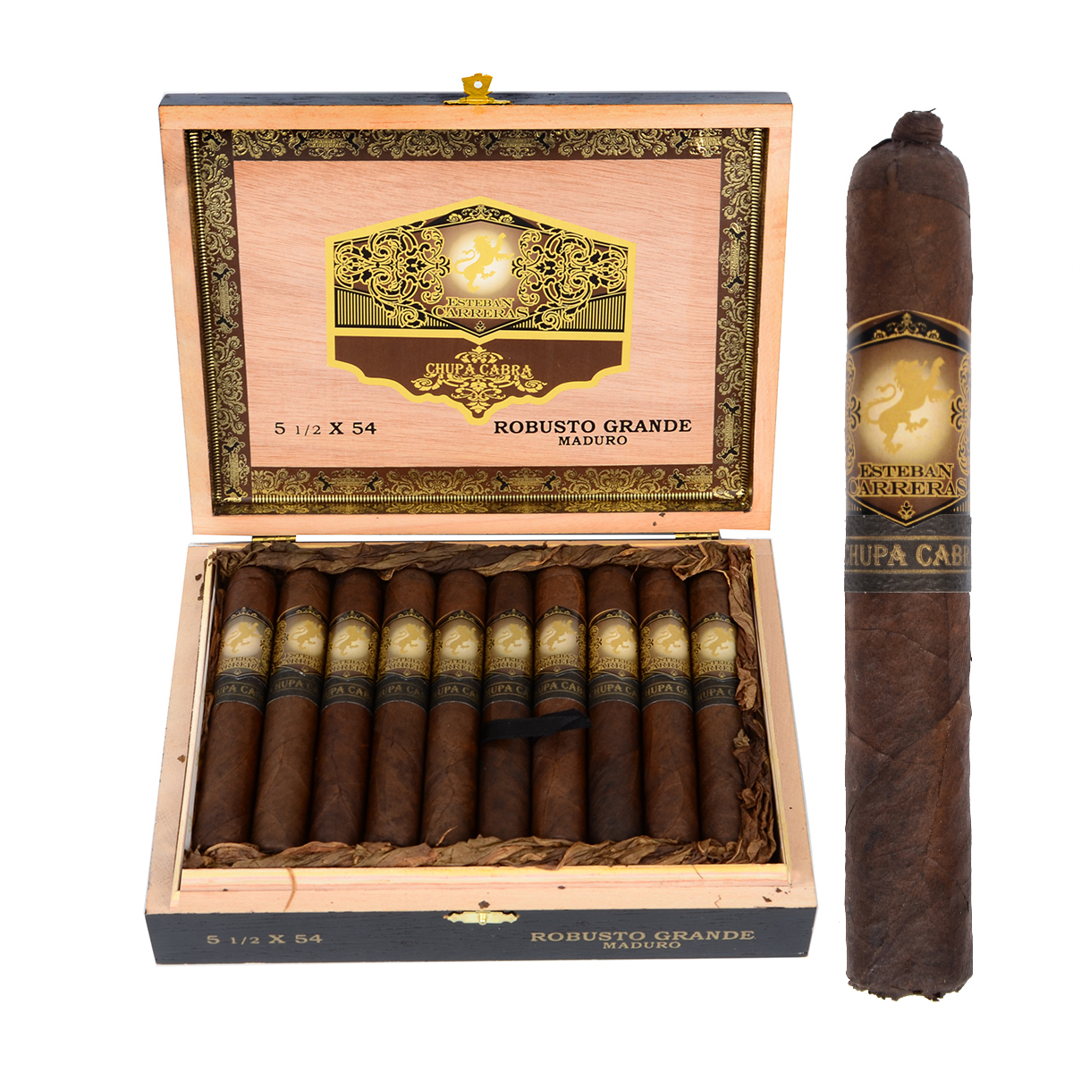 Esteban Carreras Chupacabra Maduro Robusto Grande 5 1/2 x 54 - Best ...