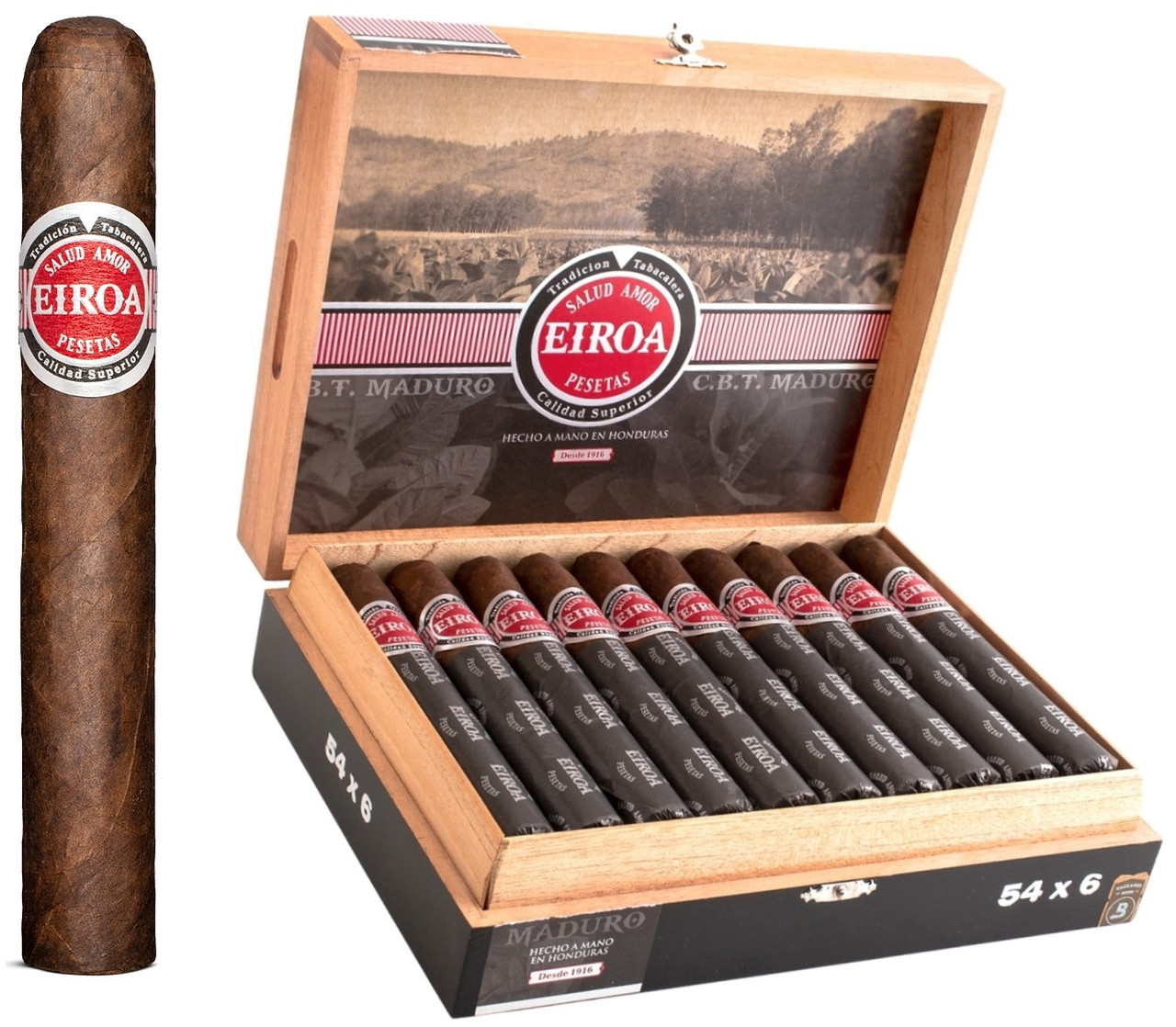 Eiroa CBT Maduro 54X6 Toro