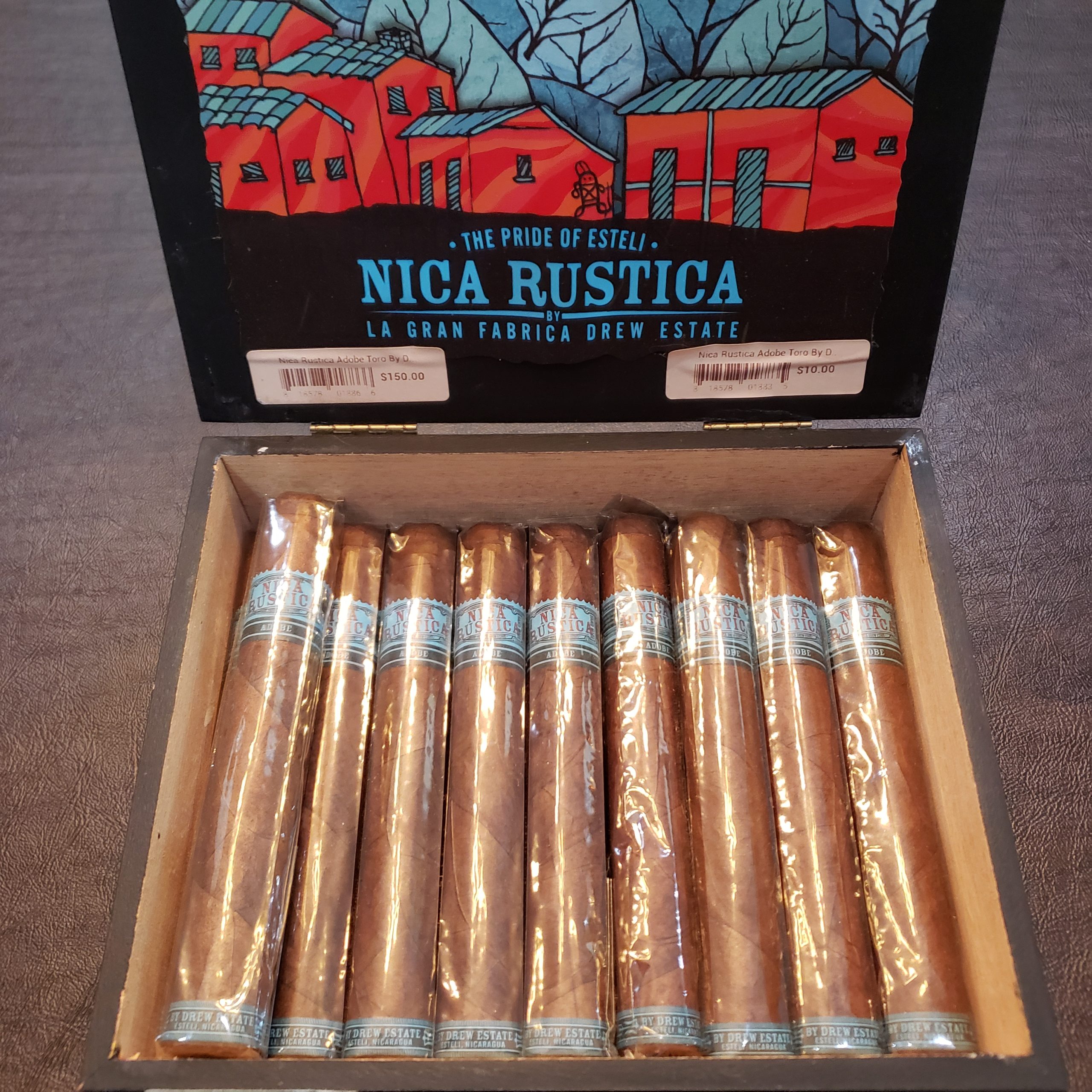 Nica Rustica Adobe Toro by Drew Estate Cigar Box - Mobile Cigar Shop Tampa