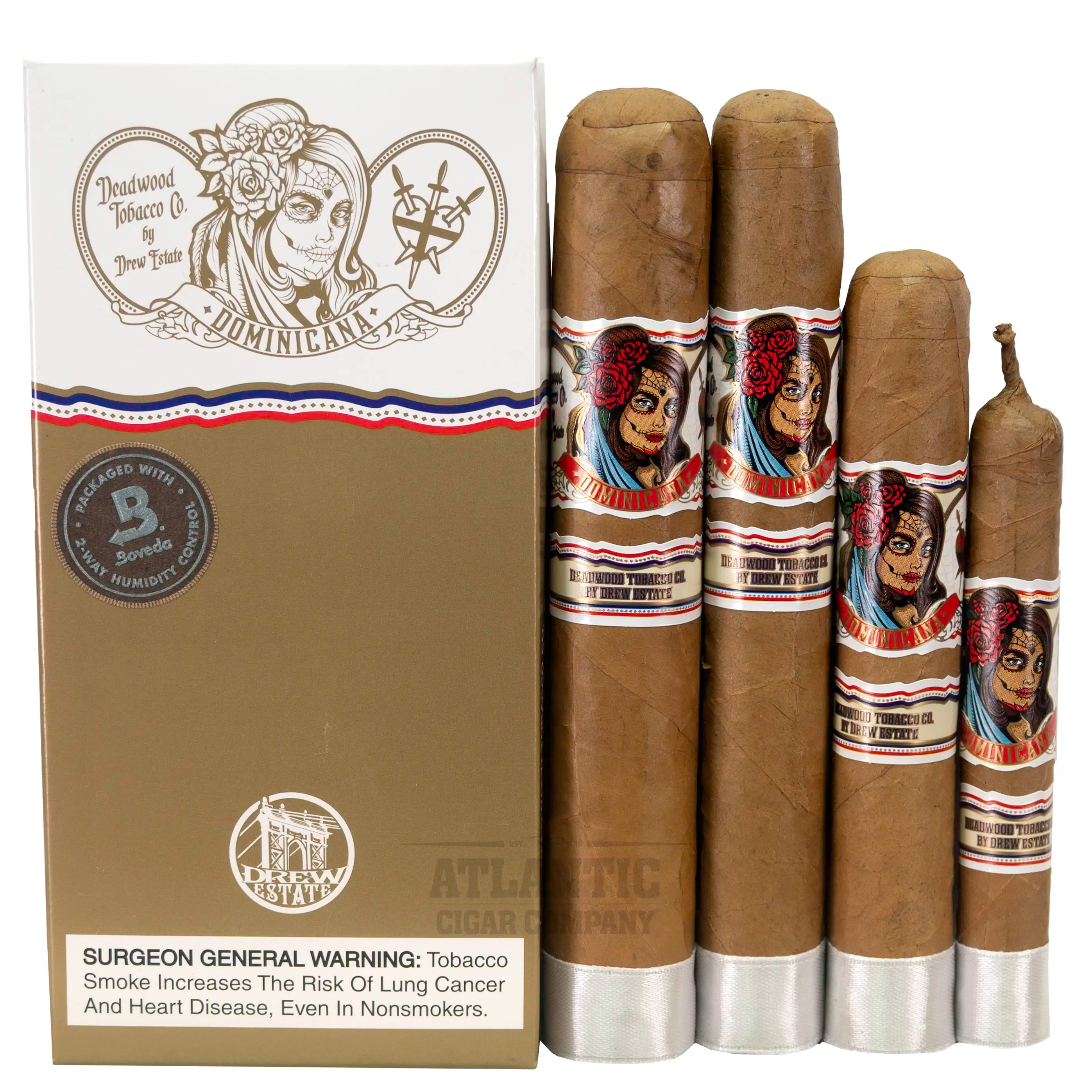 Deadwood Dominicana By Drew Estate 4 Pack Sampler | Atlantic Cigar Co.