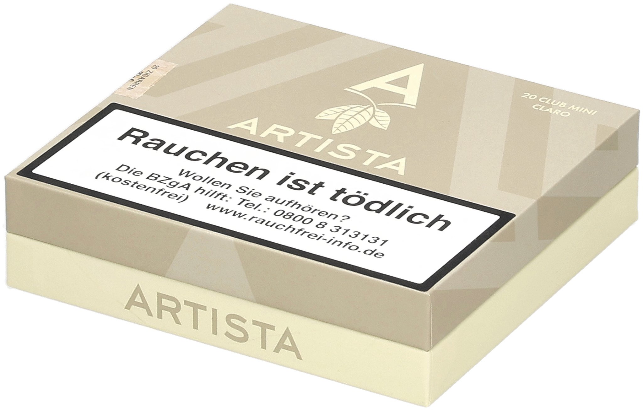 Artista Cigars Mini Club Claro | Cigarworld.de Zigarillos ...