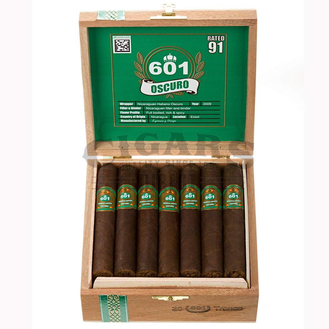 Espinosa 埃斯皮诺萨 601 绿标 奥库罗 特龙科 雪茄资料