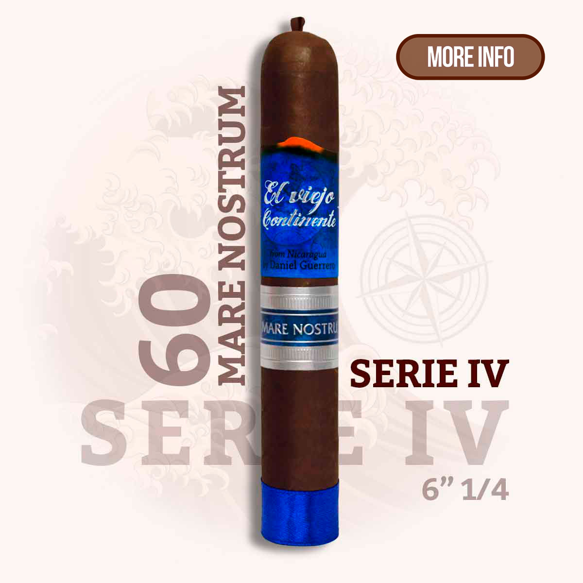 "Serie IV" El viejo continente Mare Nostrum - Nicaragua hand made cigars